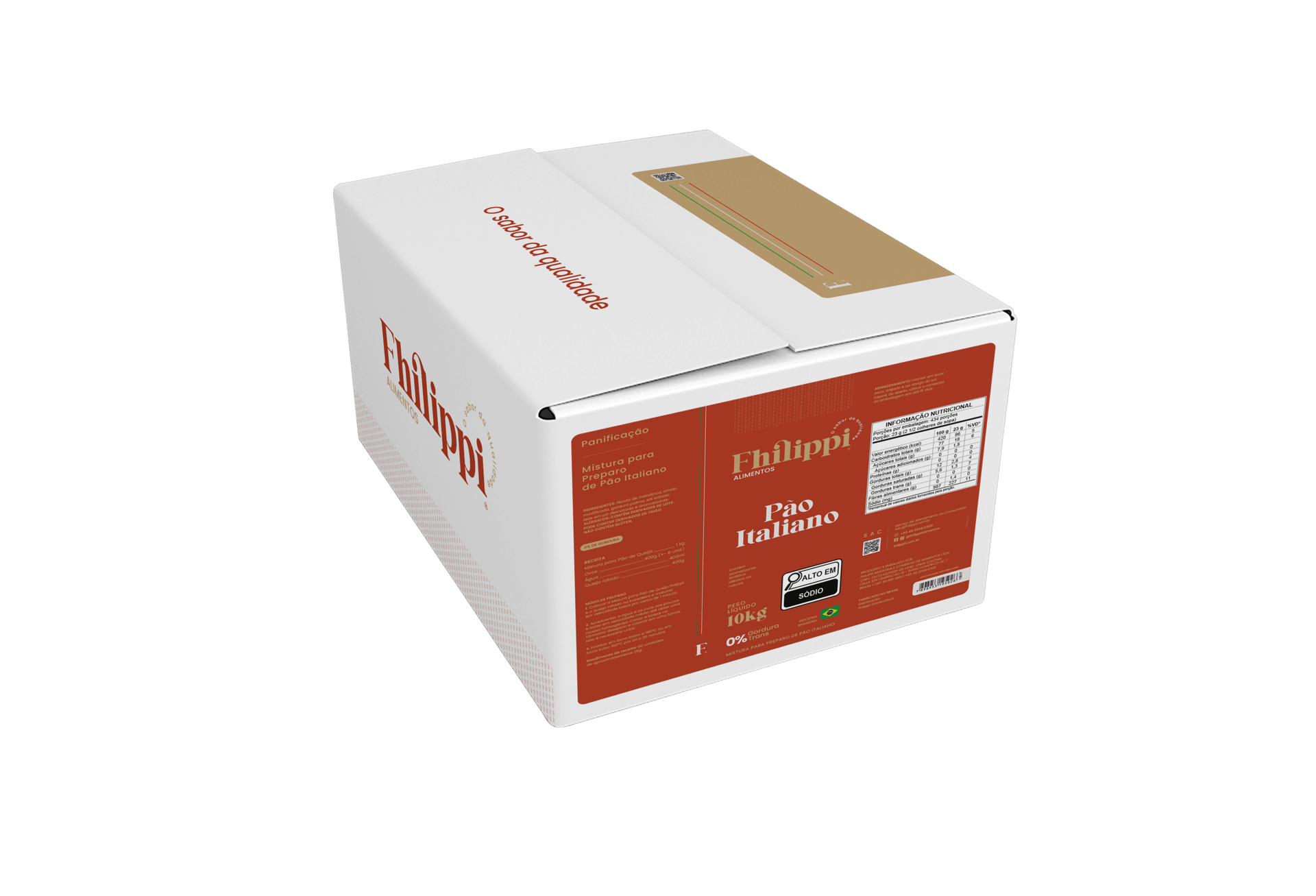 Pré-mistura pão italiano