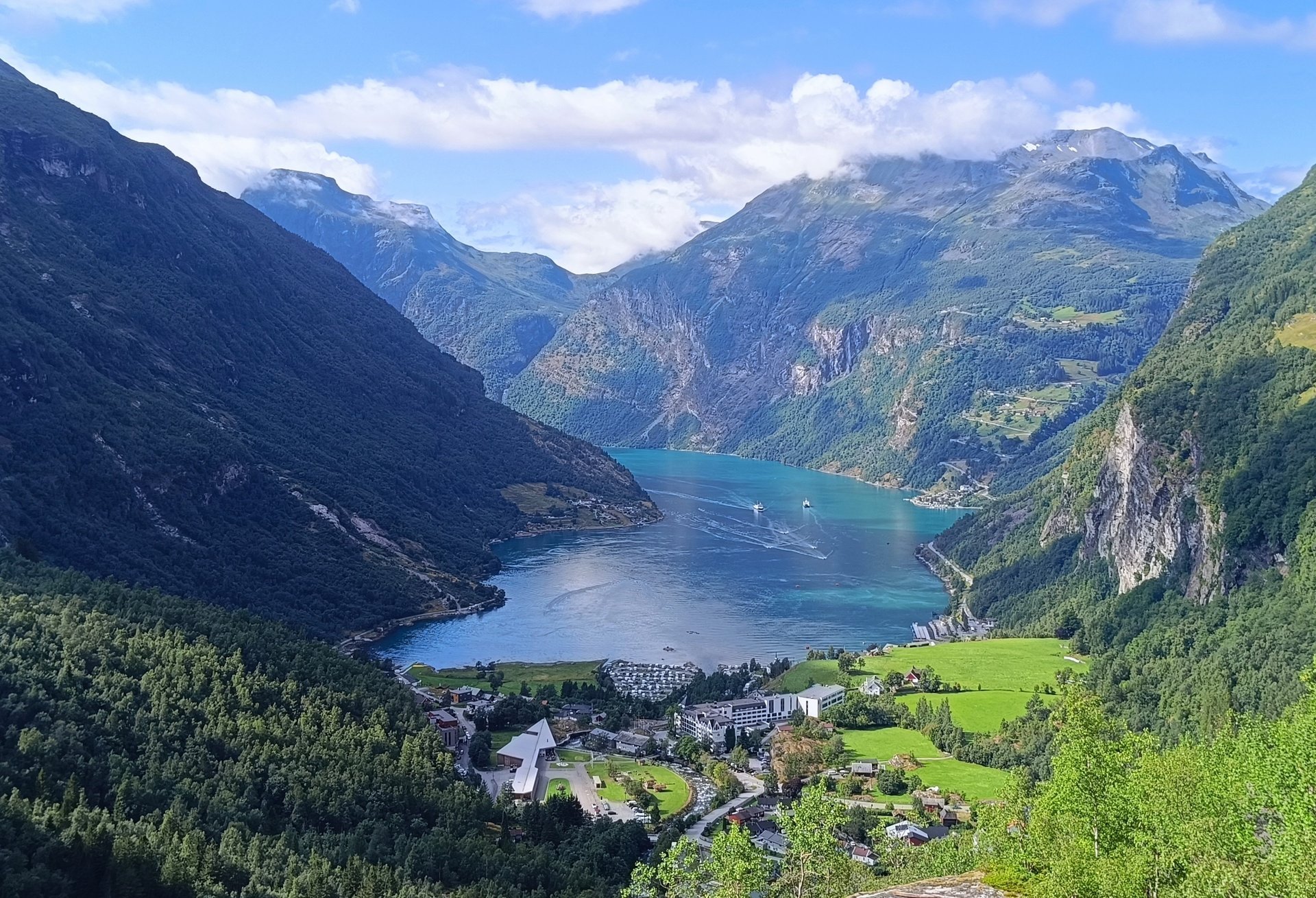 Norwegia, widok na Geirangerfiord
