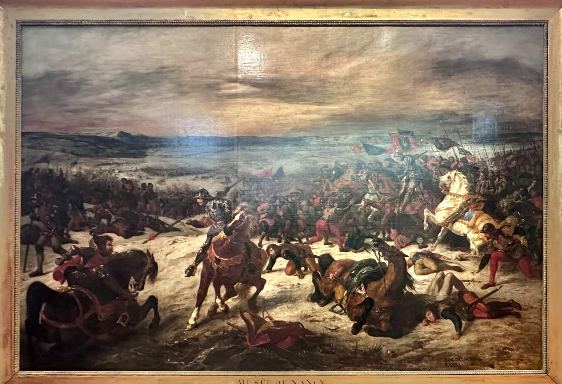 La Bataille de Nancy, 1829/1833 Eugène Delacroix ©16mag