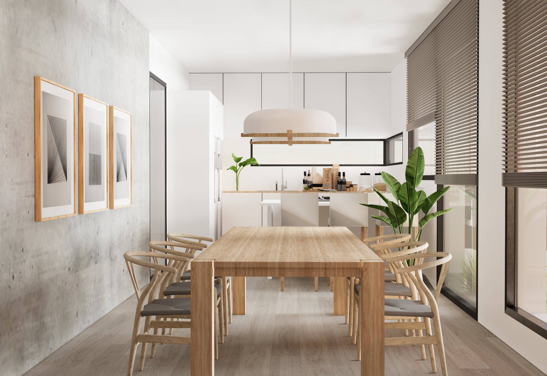 Interior Wood minimalistic luxury design