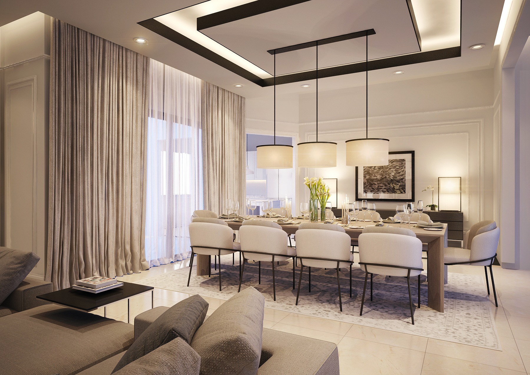 bungalow dining area