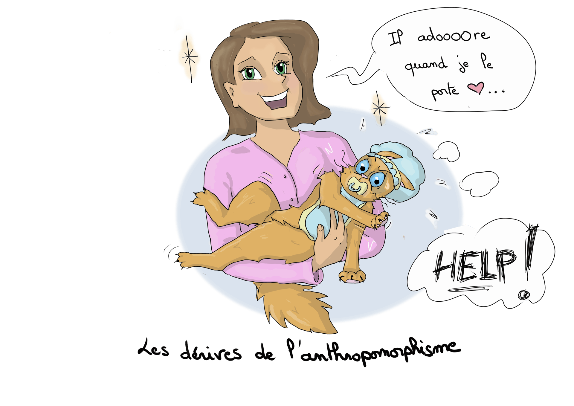 les dérives de l'anthropomorphisme avec un chat