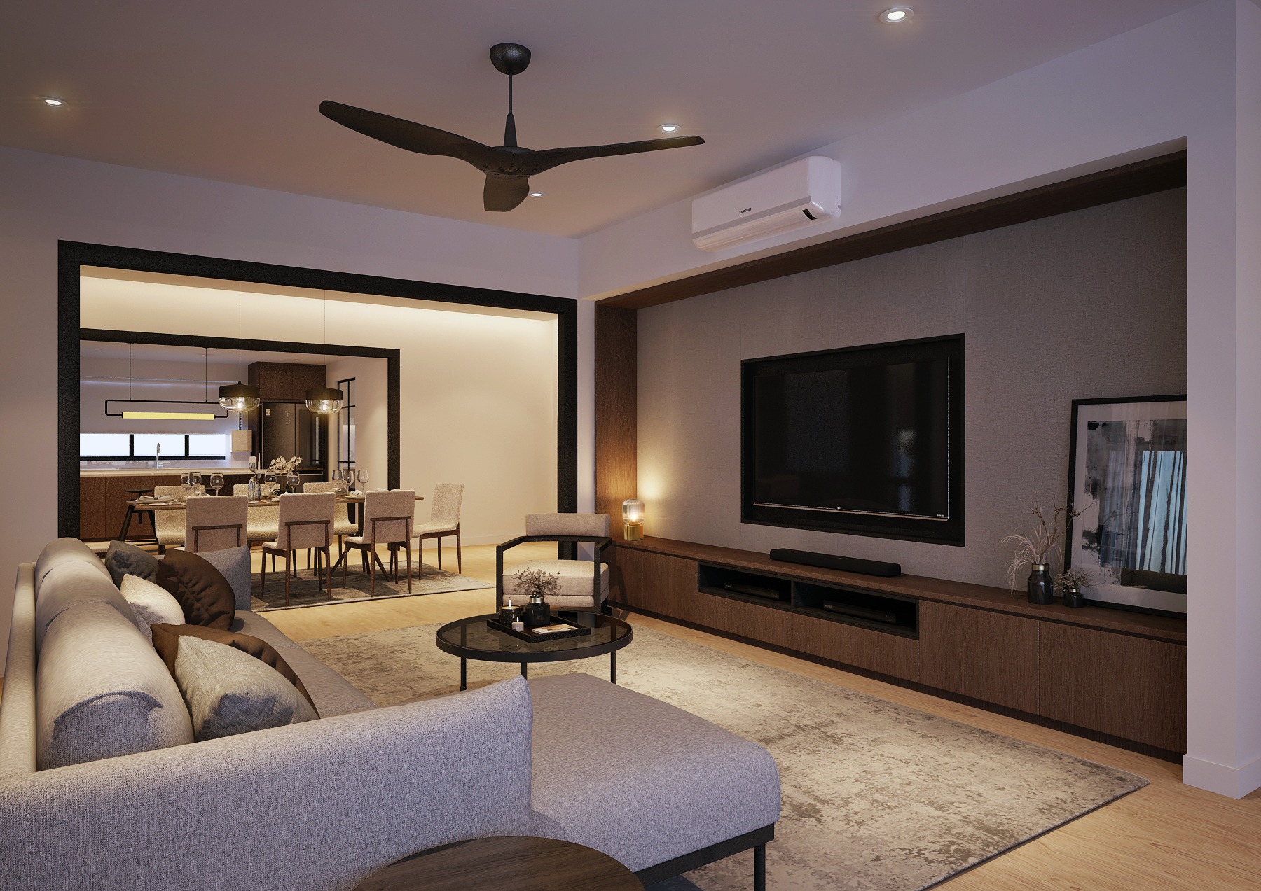 bukit mewah living hall