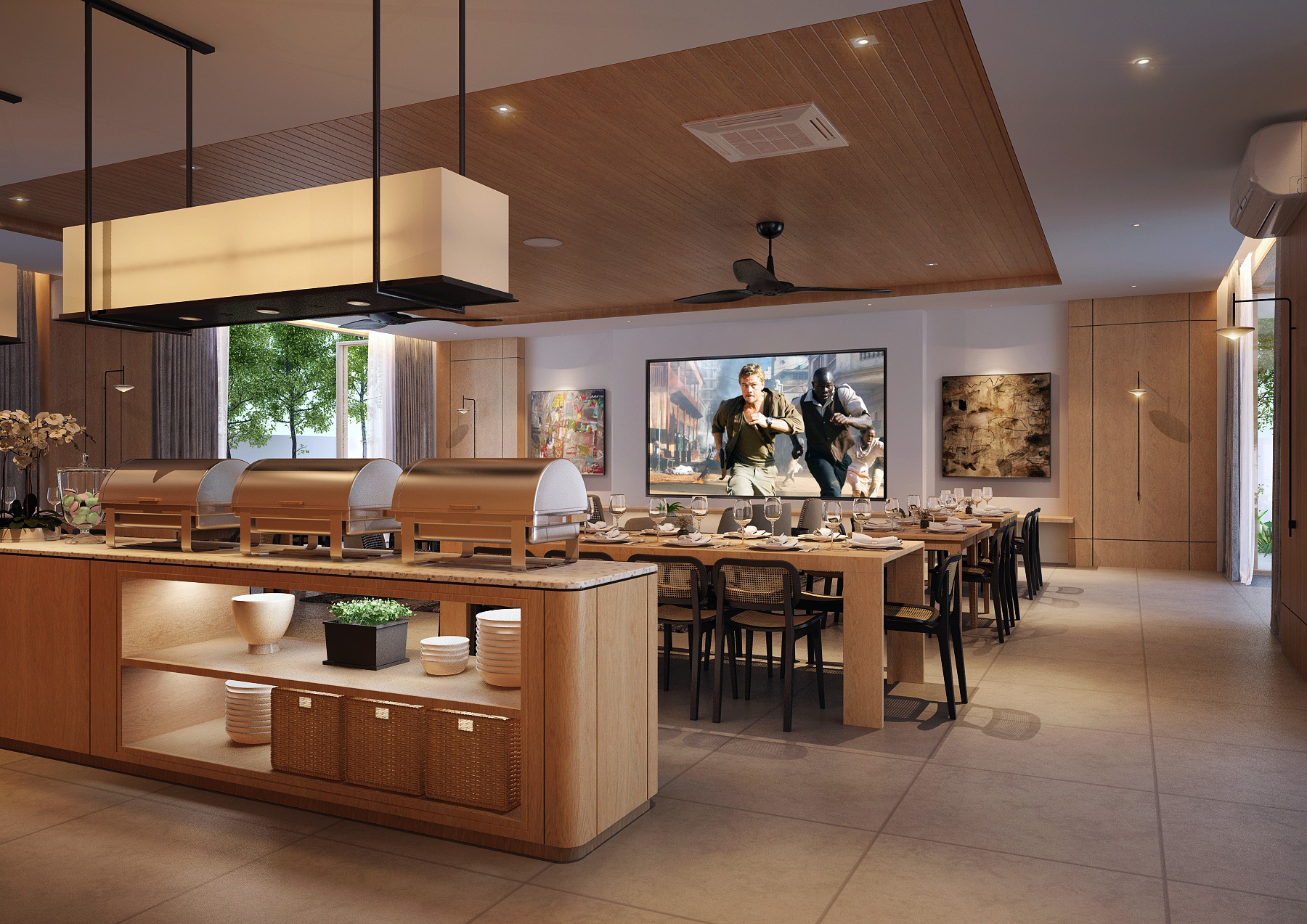 villa jenderam dining hall