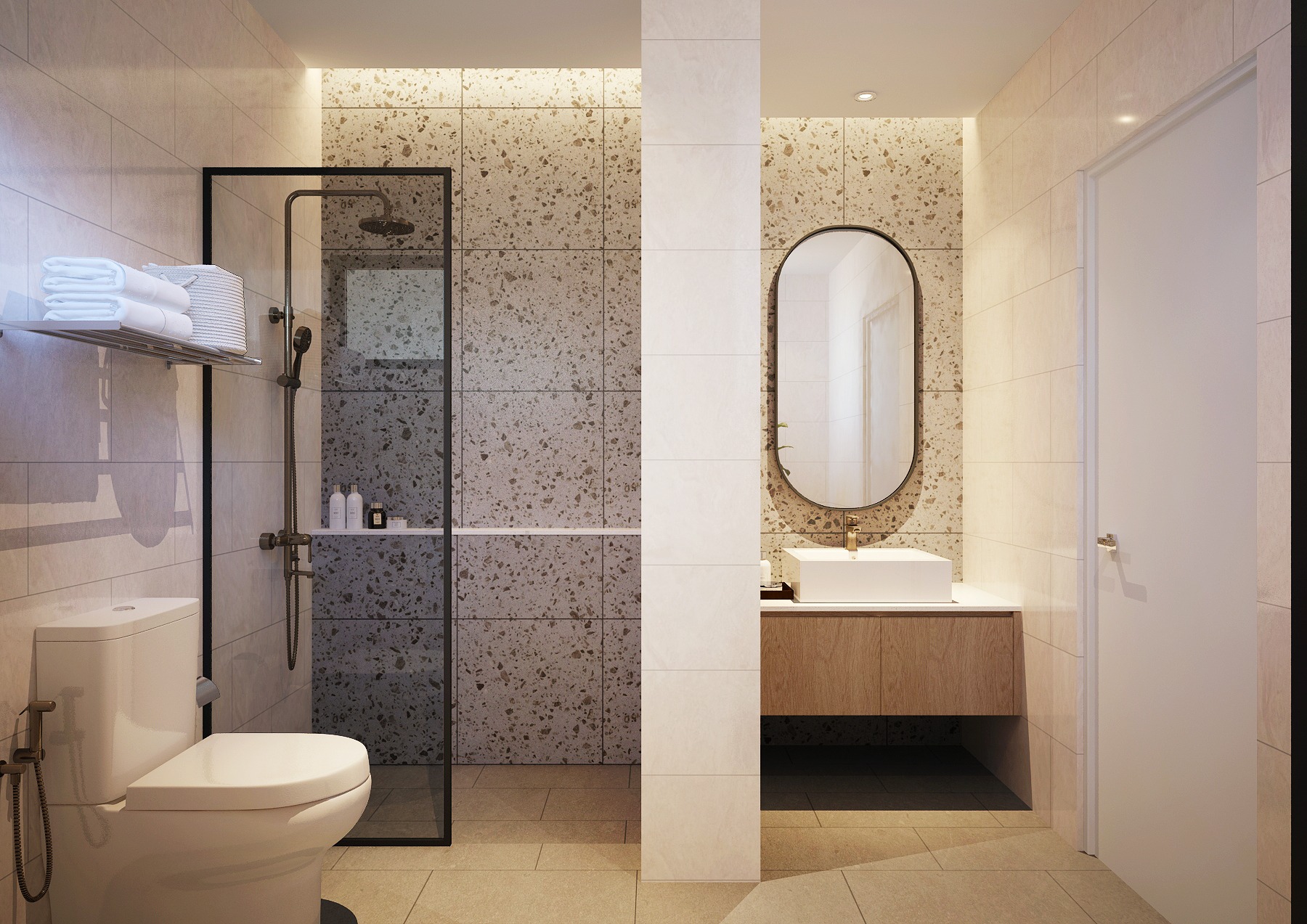 bukit mewah master bathroom