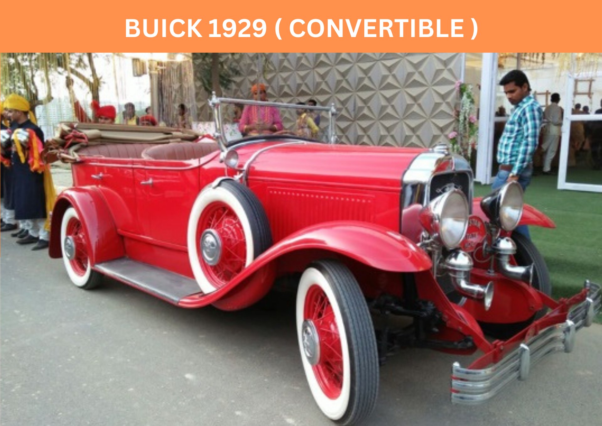 Buick Red 1929 (Convertible)