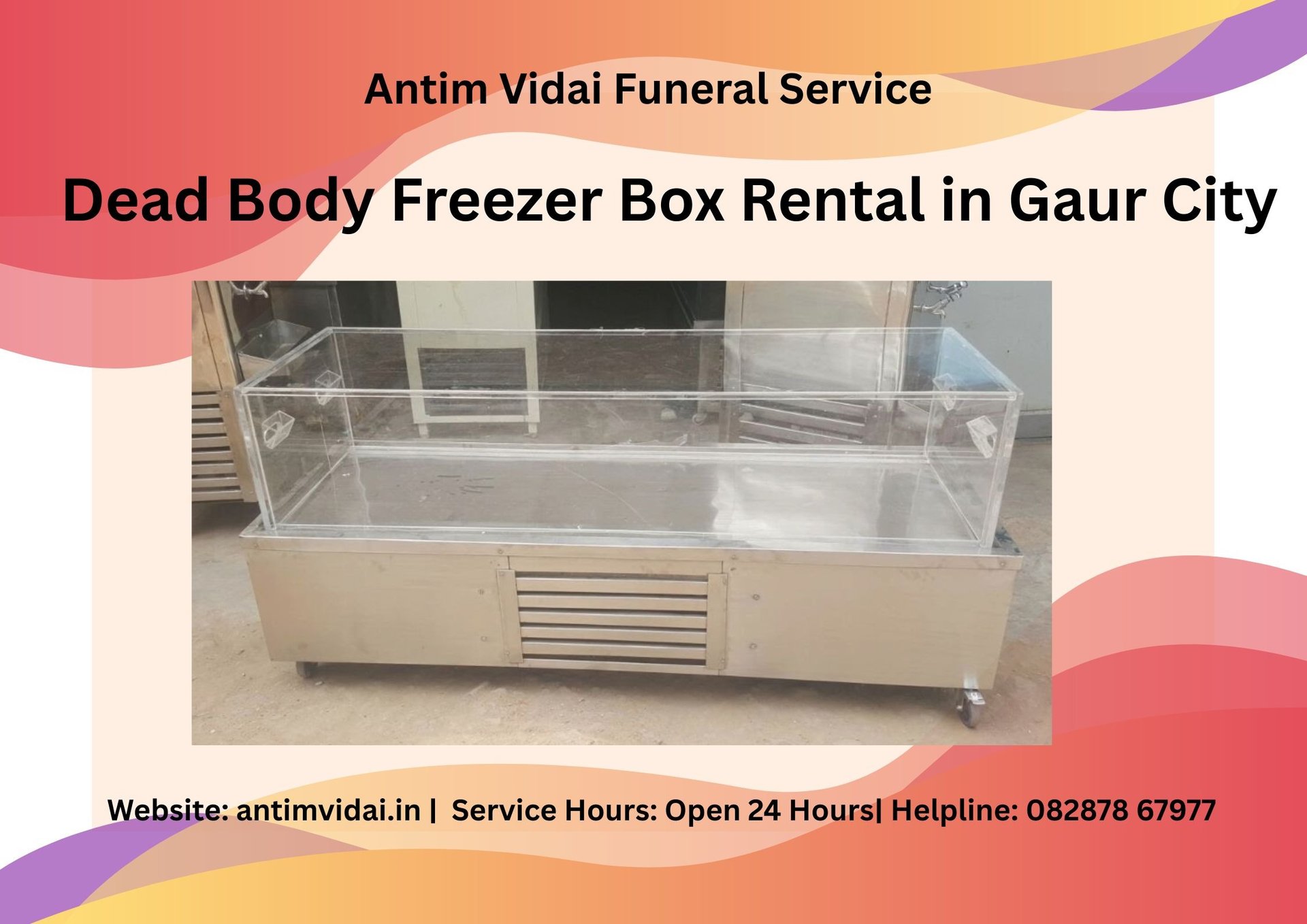 Dead Body Freezer Box in Crossing Republik ghaziabad