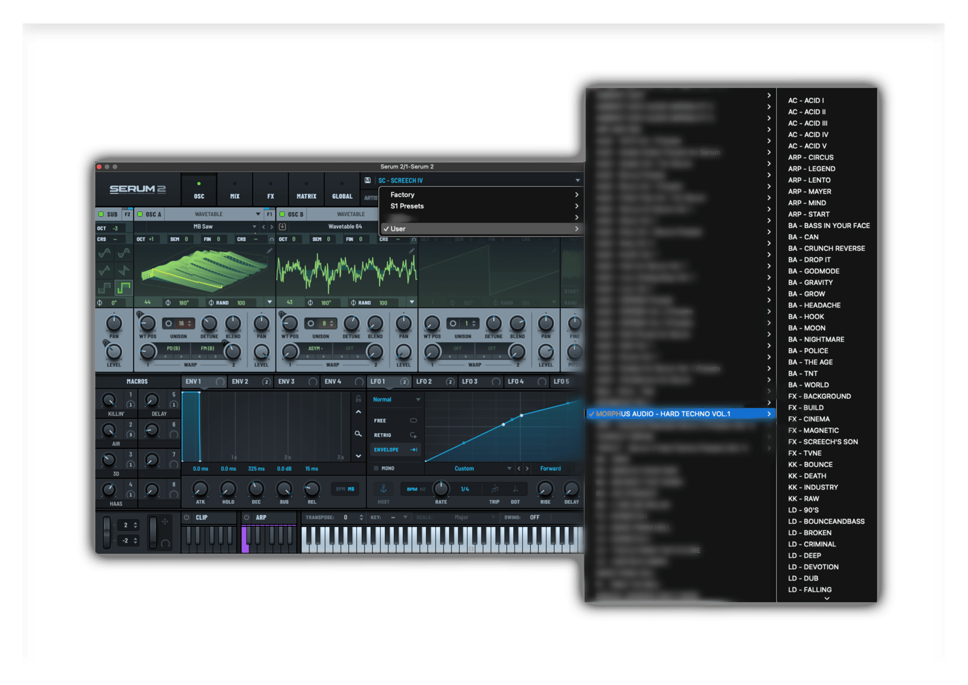 Serum 2 Presets Hard Techno Vol.1 Royalty Free