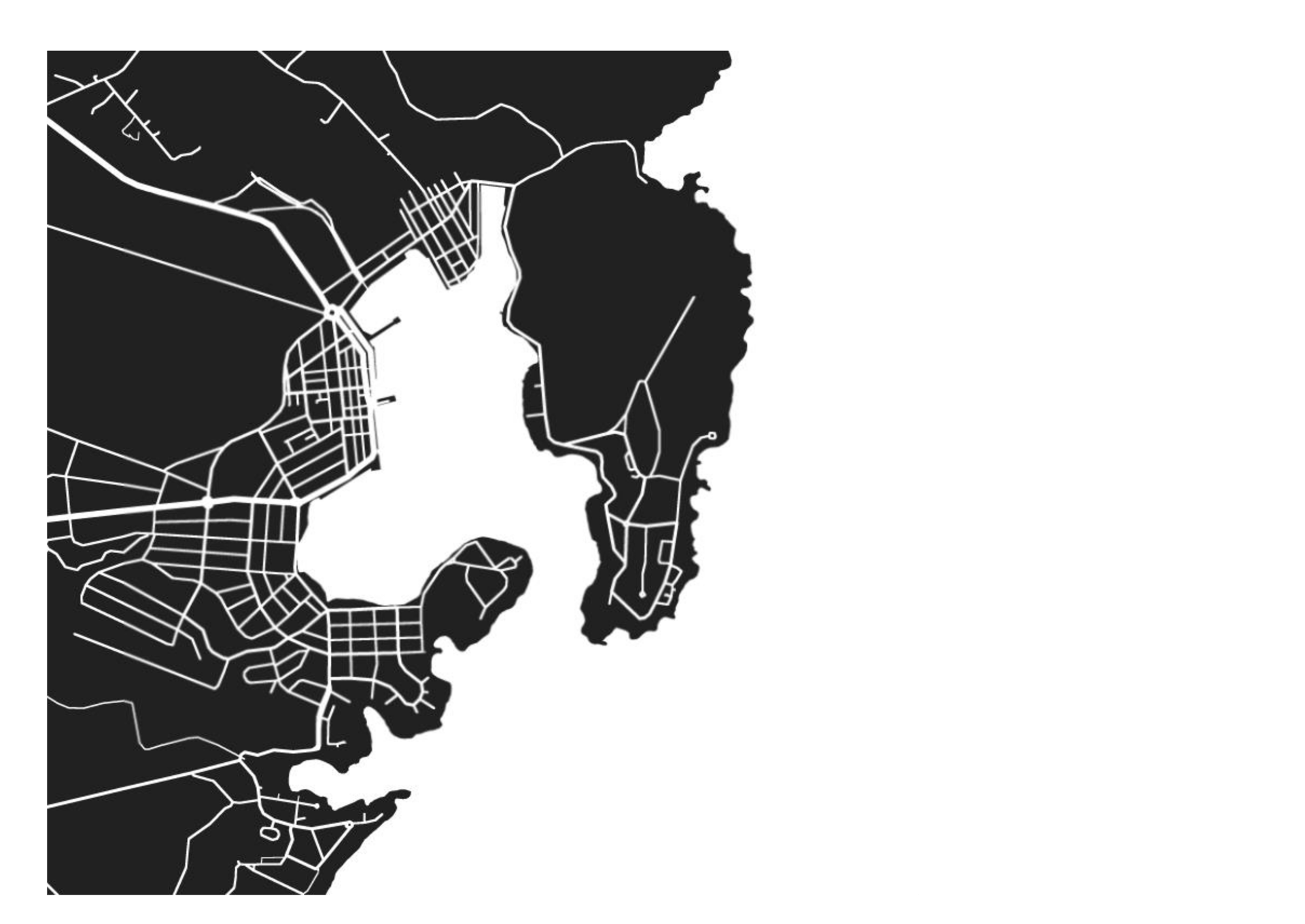 a map of the city of Portocolom, Spain