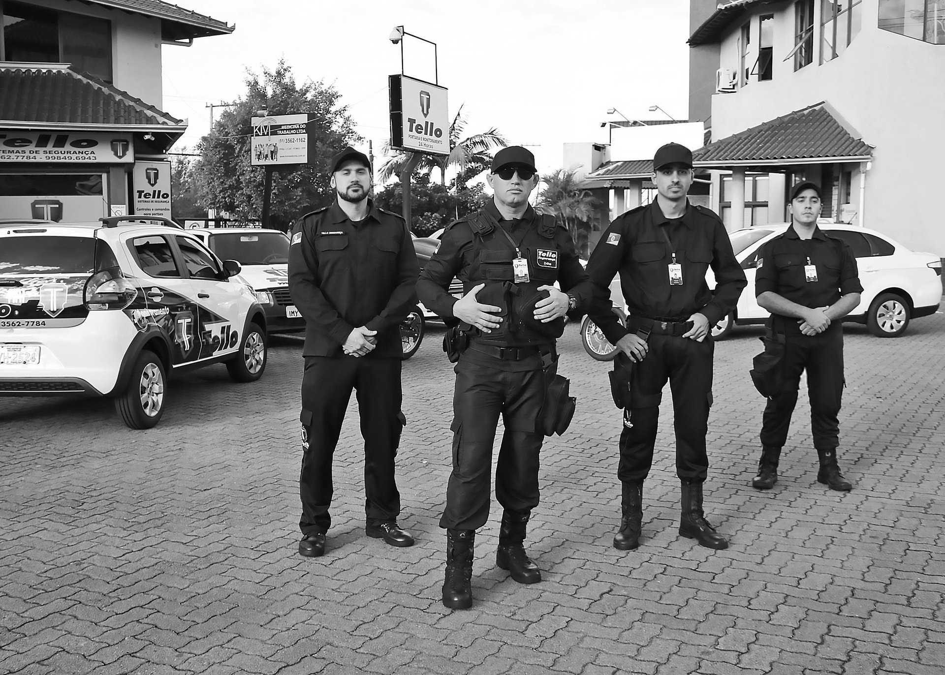 Equipe da Tello nos seus anos iniciais