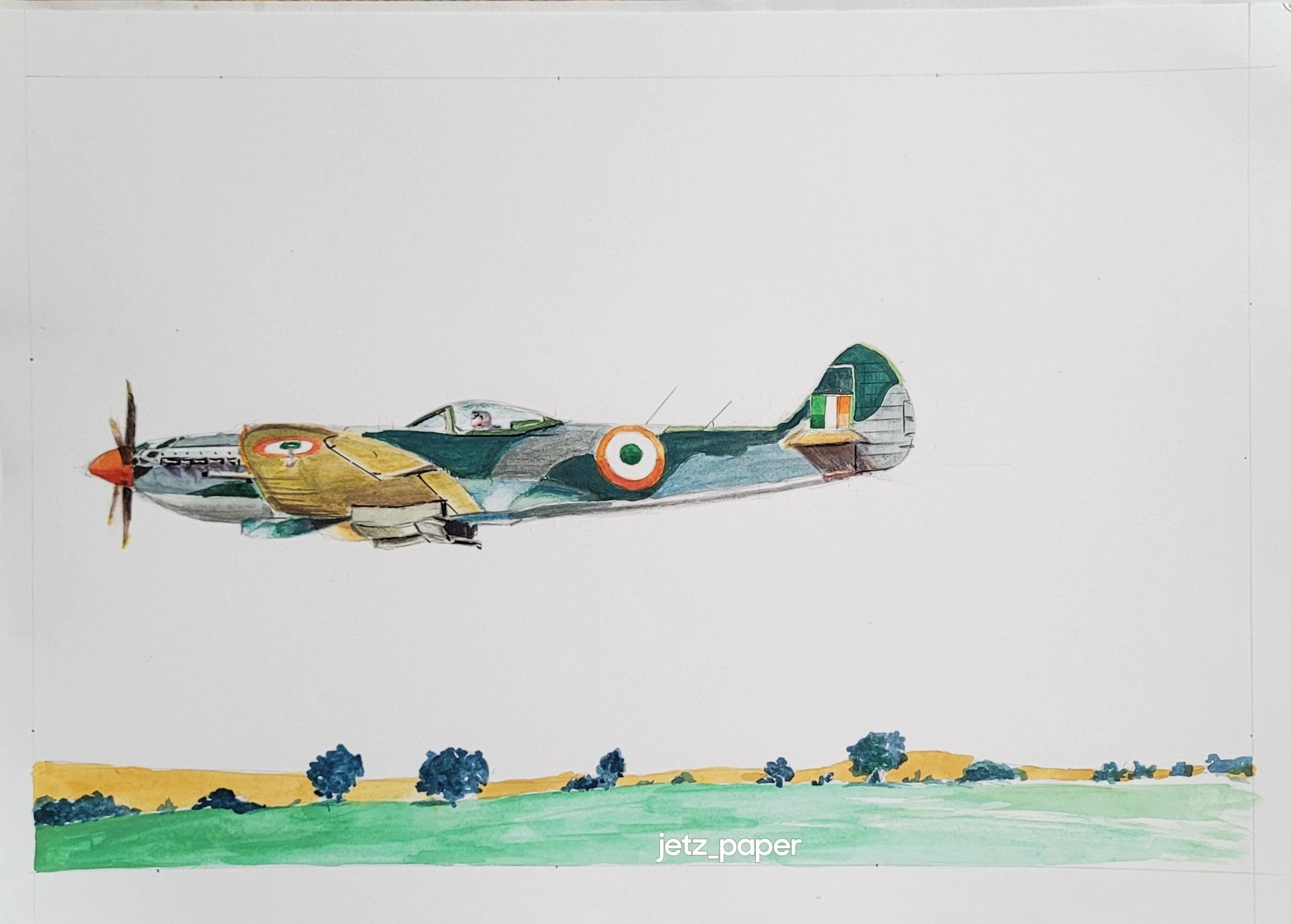A Supermarine Spitfire of Indian Air Force