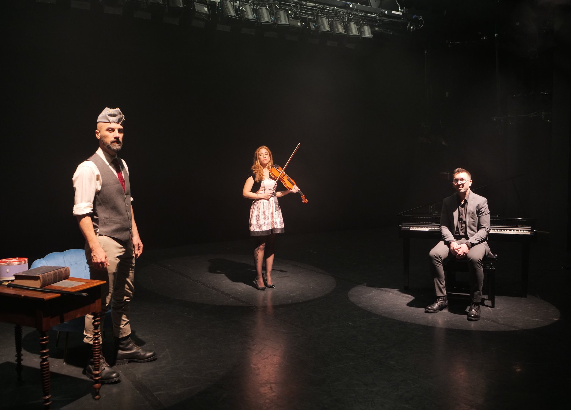 concert littéraire théâtre violon piano