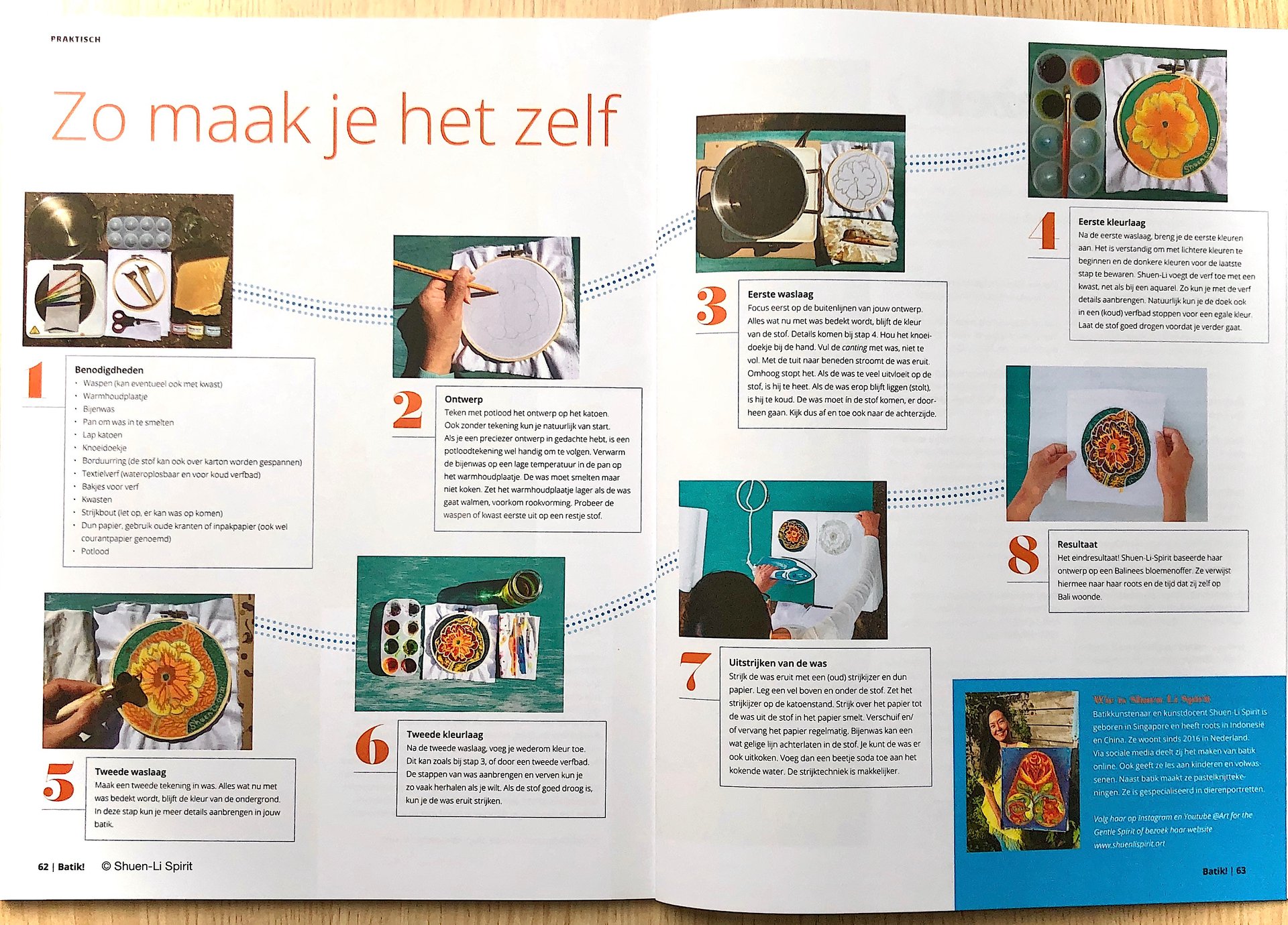 Batik Magazine, Batik Instructions, Batik Artist, Shuen Li Spirit, Tong Tong Fair, Batik Painting