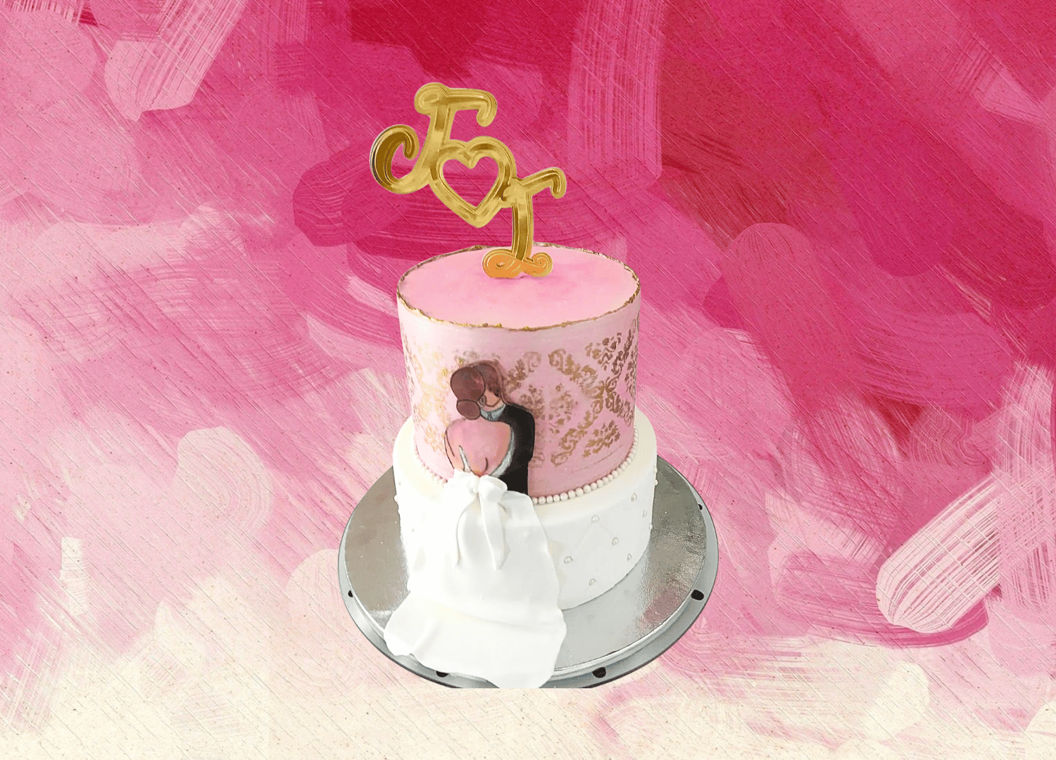 bolos de sonho Ana Filipe personalised wedding cake