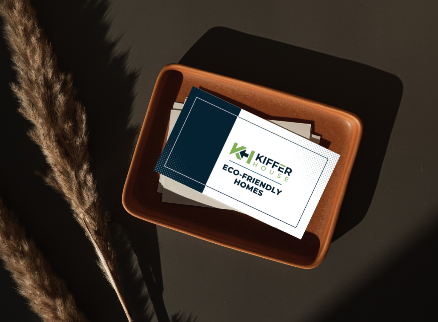 cartes de visite conçus par un designer pour architectes