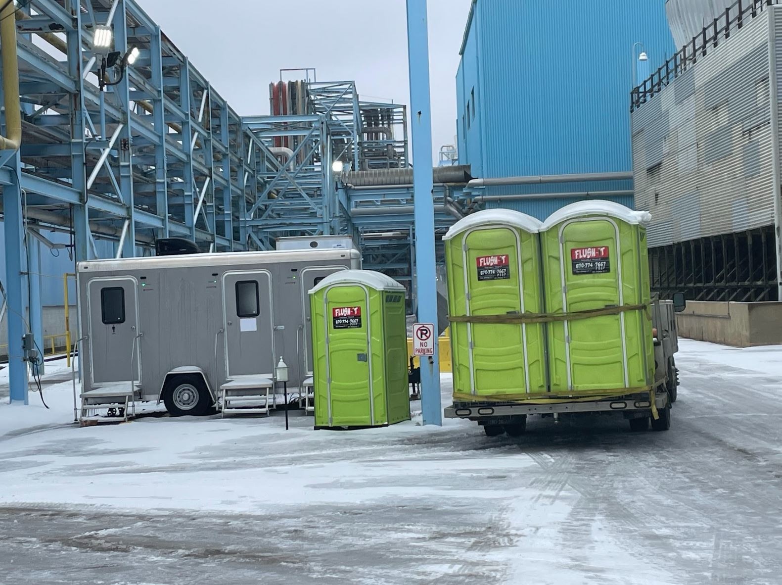 Porta potty Hot Springs