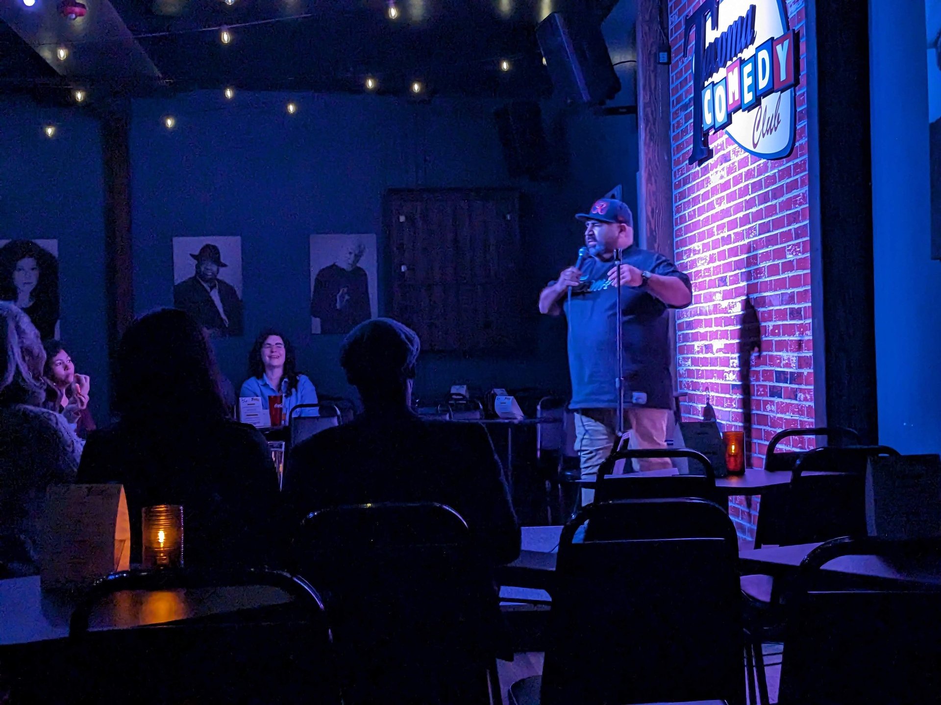 Joke Daddy on stage at Tacoma Comedy Club