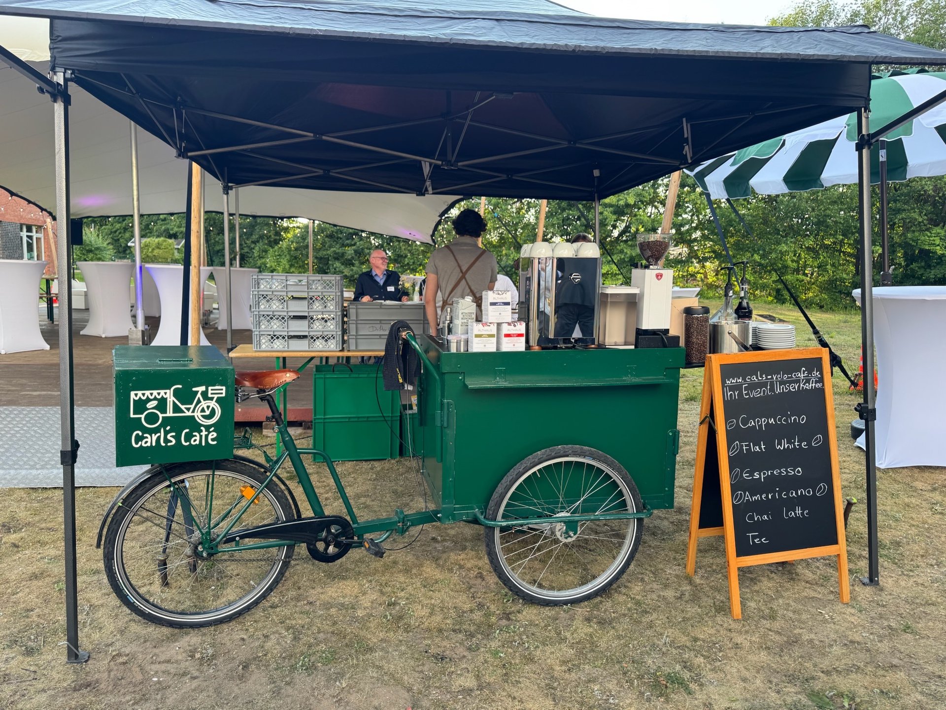 Coffebike auf einem Sommerfest