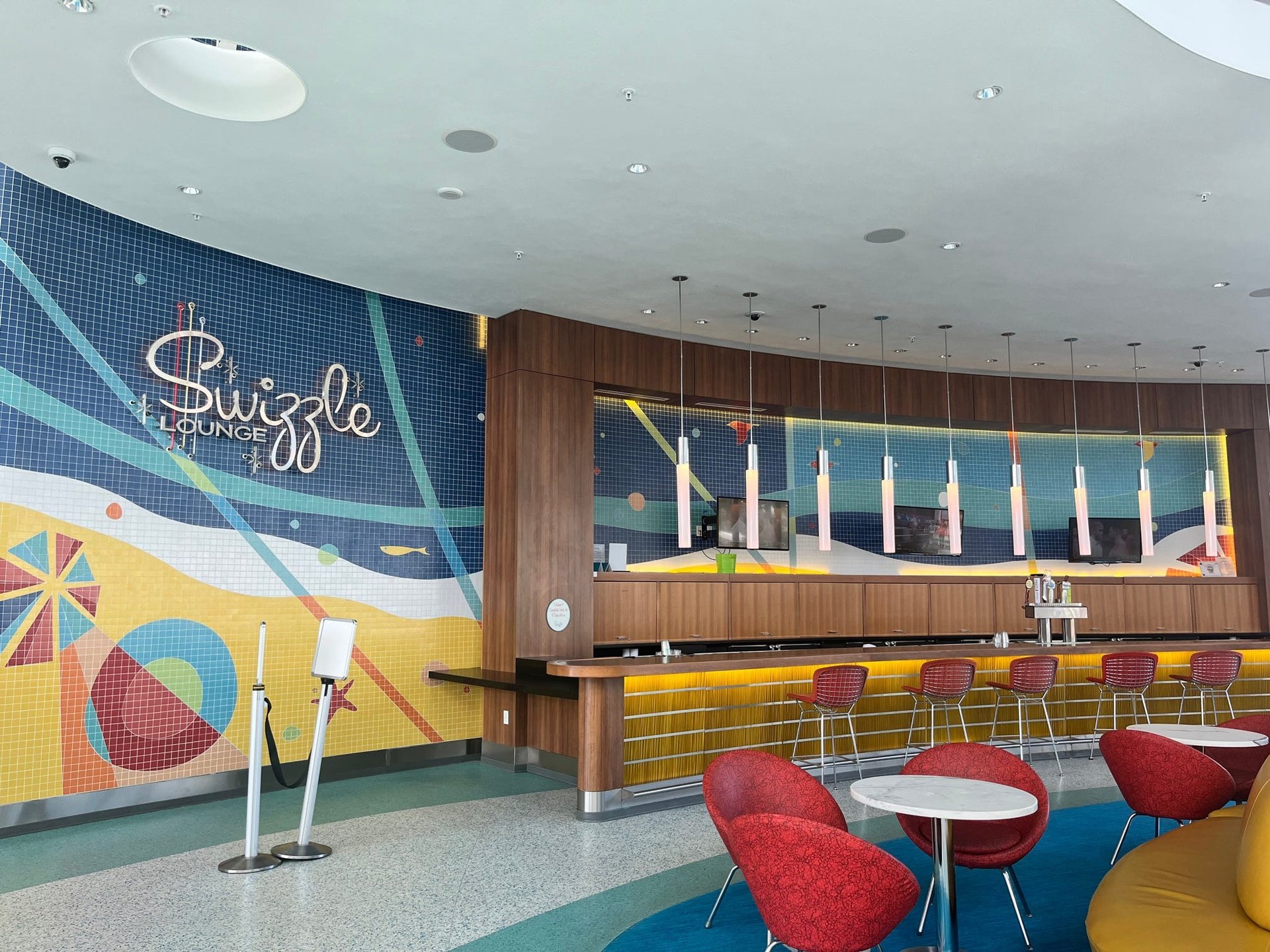 Cabana Bay Beach Resort lobby bar at Universal Orlando Resort