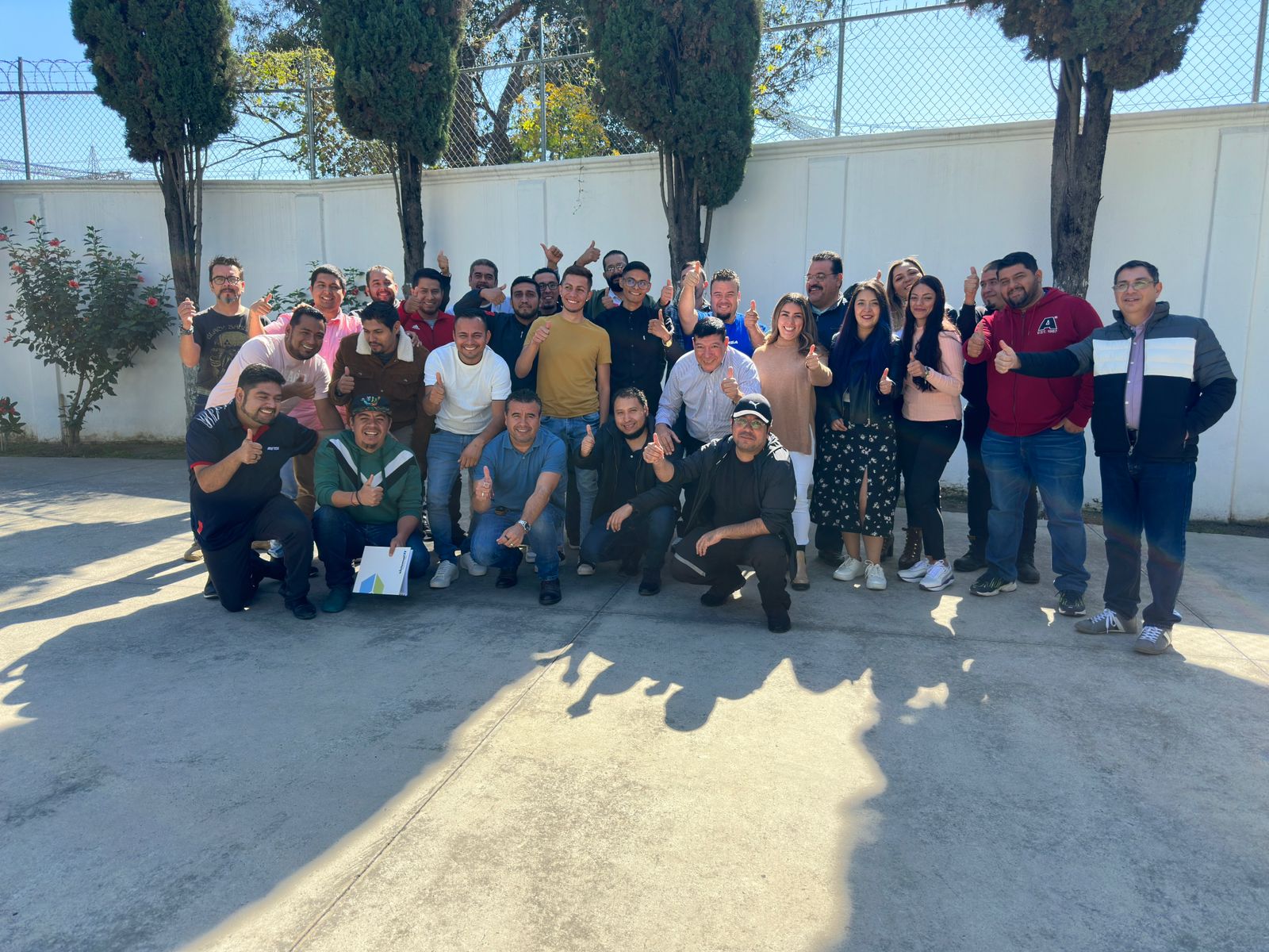 supervisores y gerentes de APYMSA