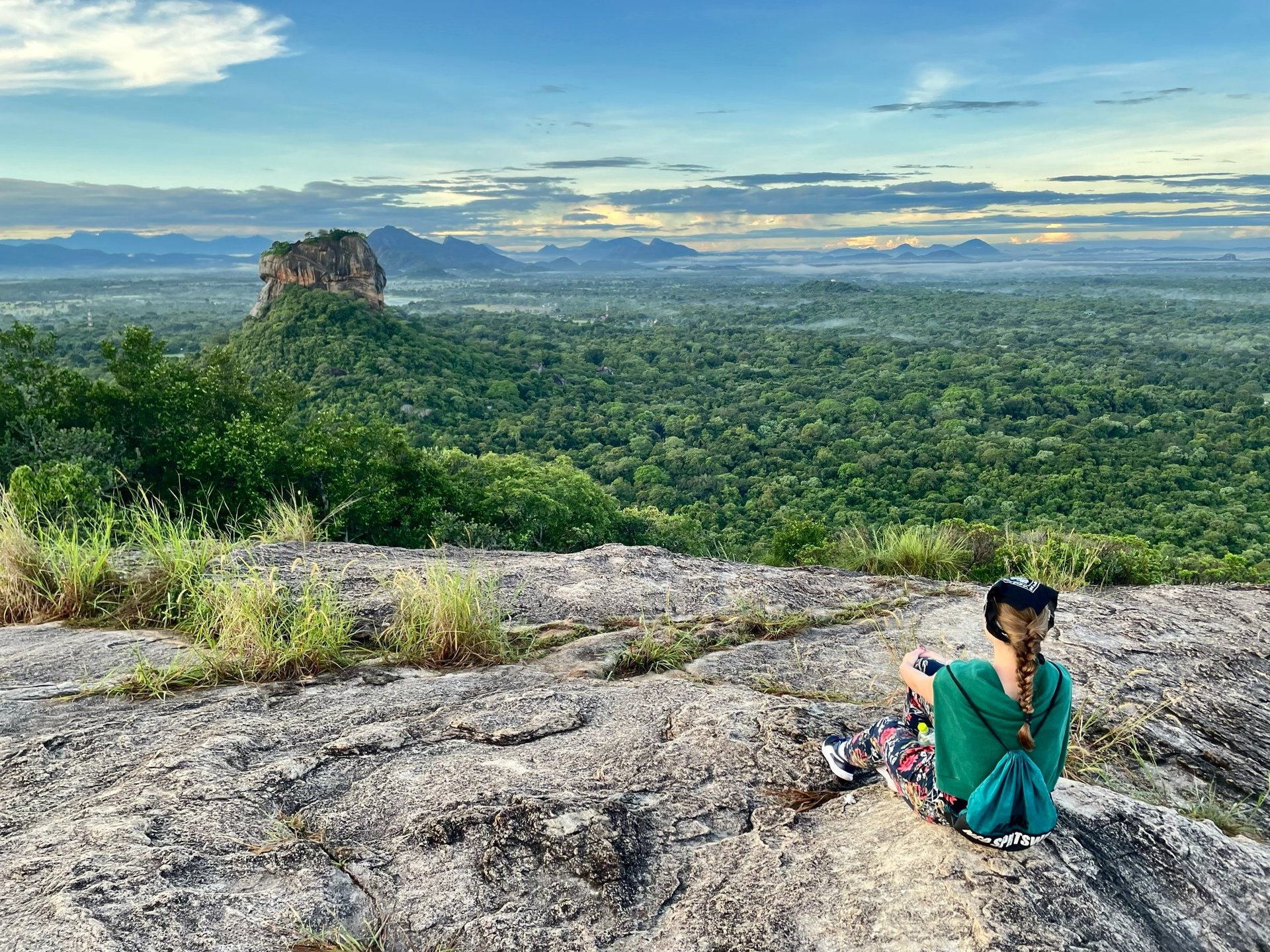 Sri Lanka Lwia skała punkt widokowy