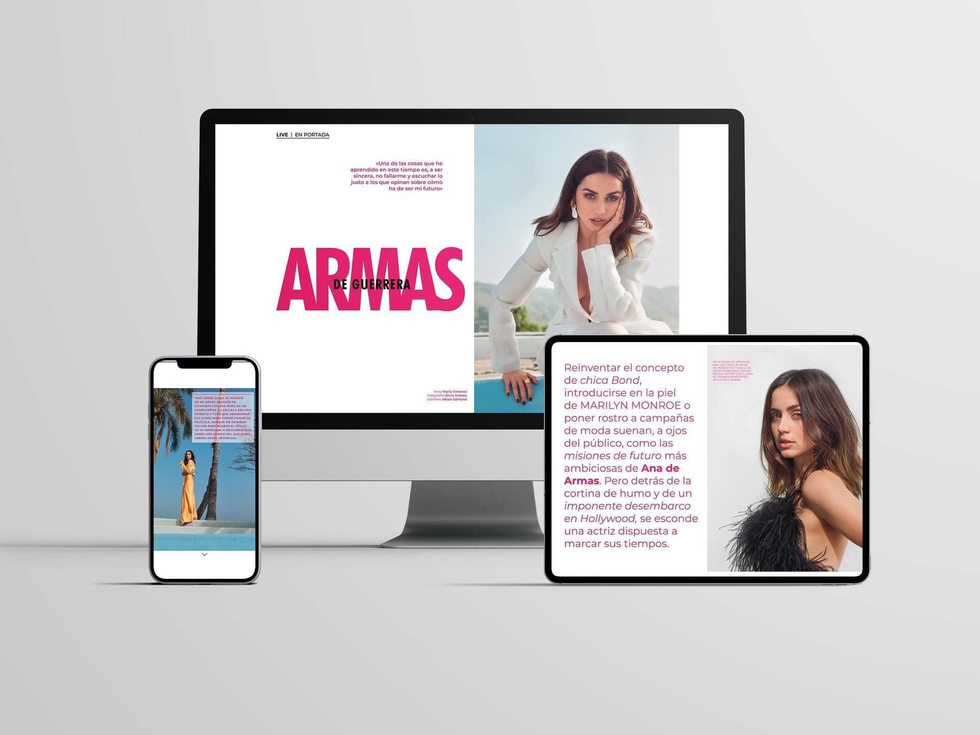 Diseño editorial interativo Lativa Magazine