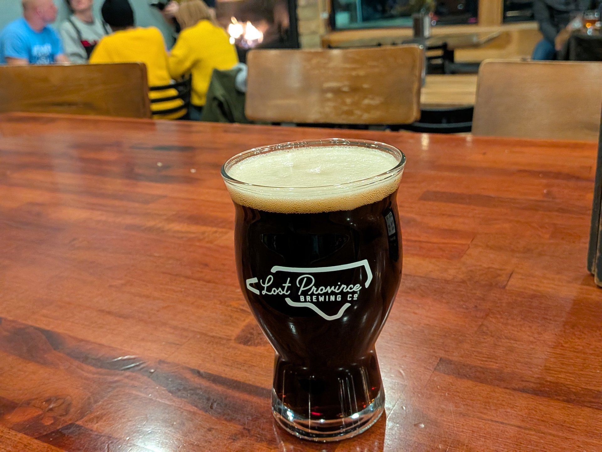 Glass of Lost Province Dark Lager