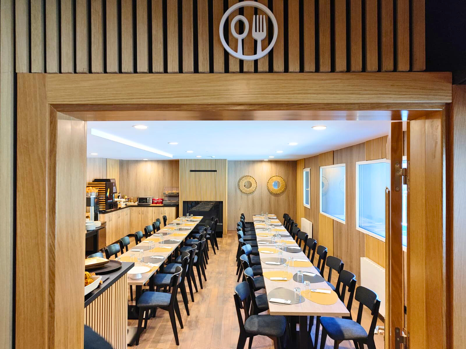 Restaurante del Hotel Focus en el Pas de la Casa, Andorra. En los Pirineos
