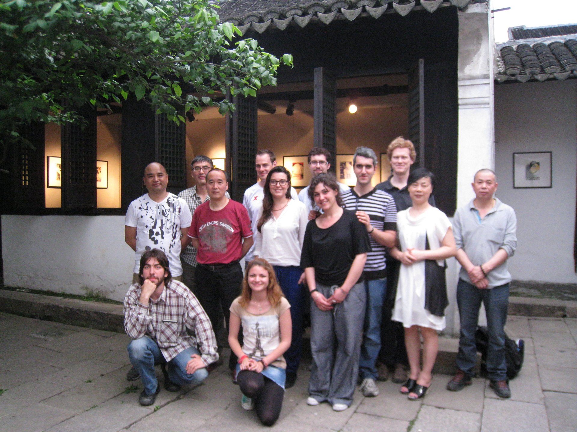 Artist Evgeny Bondarenko in Xitang China