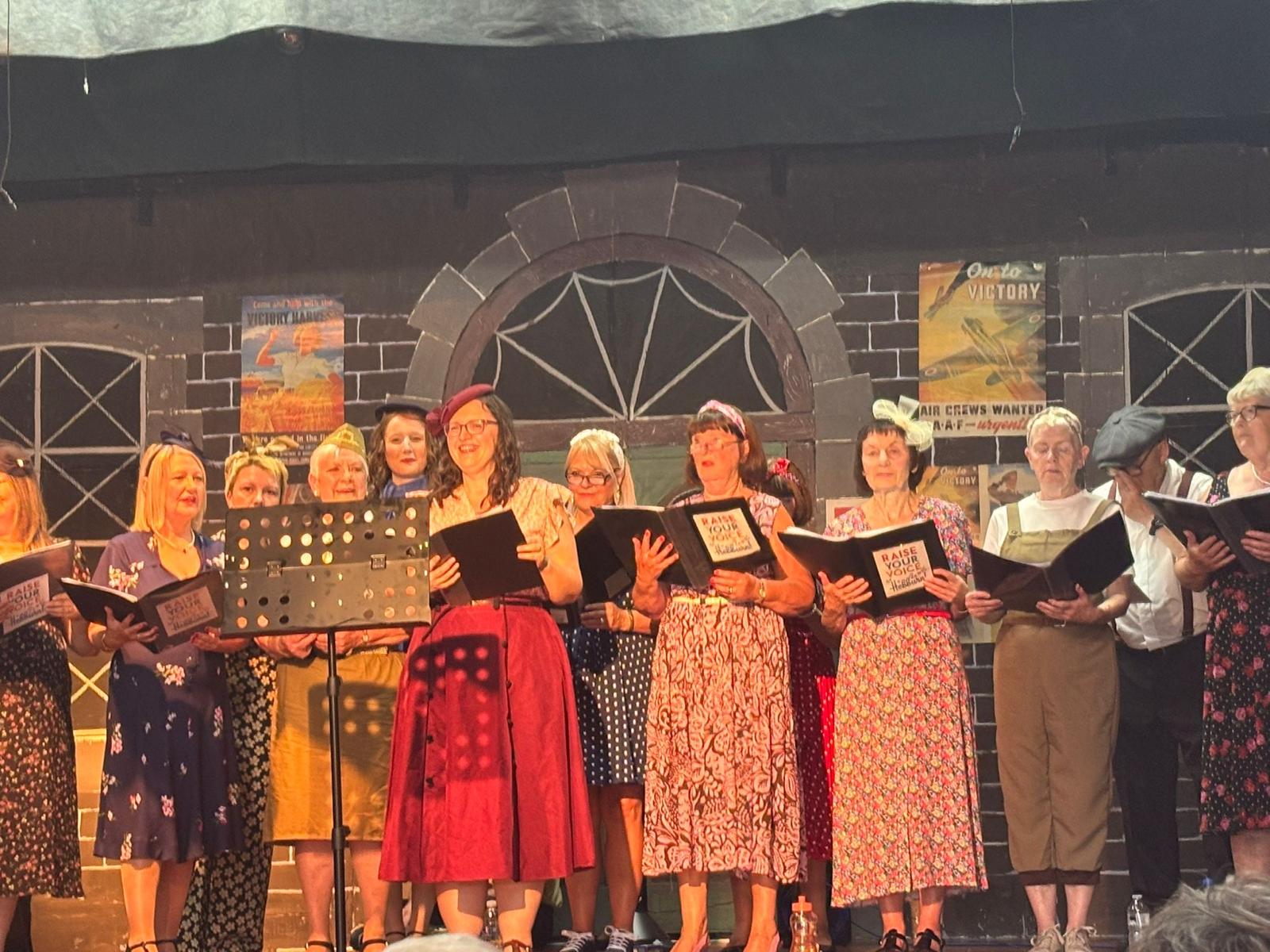 Raise Your Voice at Springwell 1940s Event 2025
