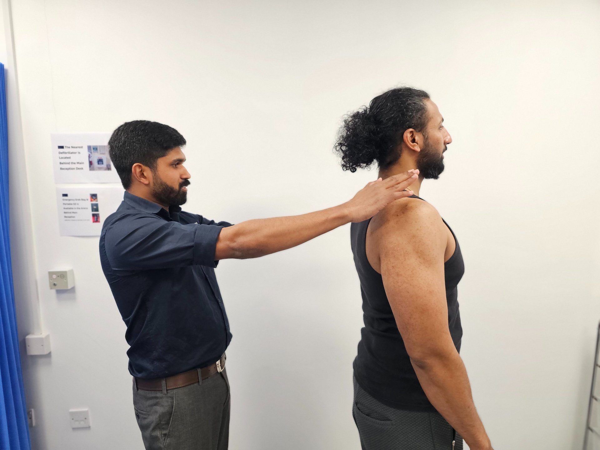 Movement and posture assessment to guide physiotherapy treatment in Neath