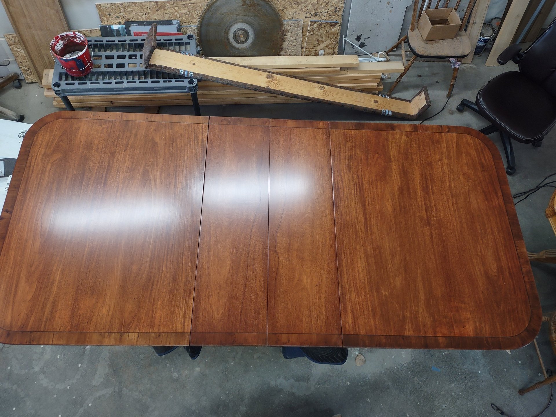 restored pre world war ll Drexler dining table pic two, grand Junction