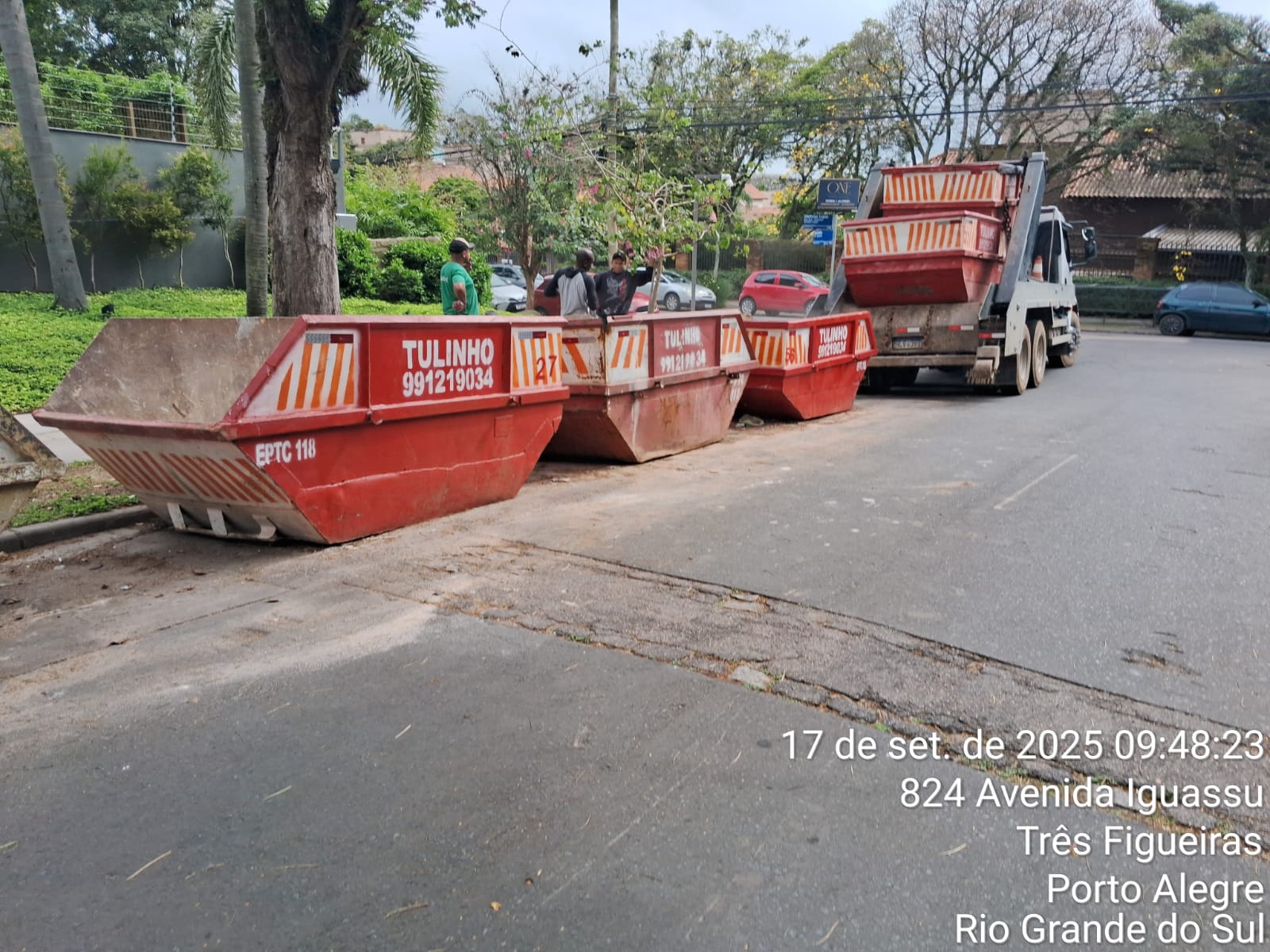 caçamba de entulho para obras em Porto Alegre / Tulinho Entulhos