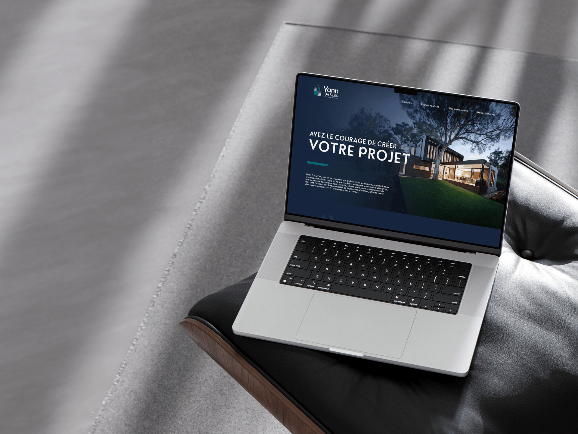 Réalisation : web design Yann DA SILVA dessinateur en architecture - Amy Atelier Graphique