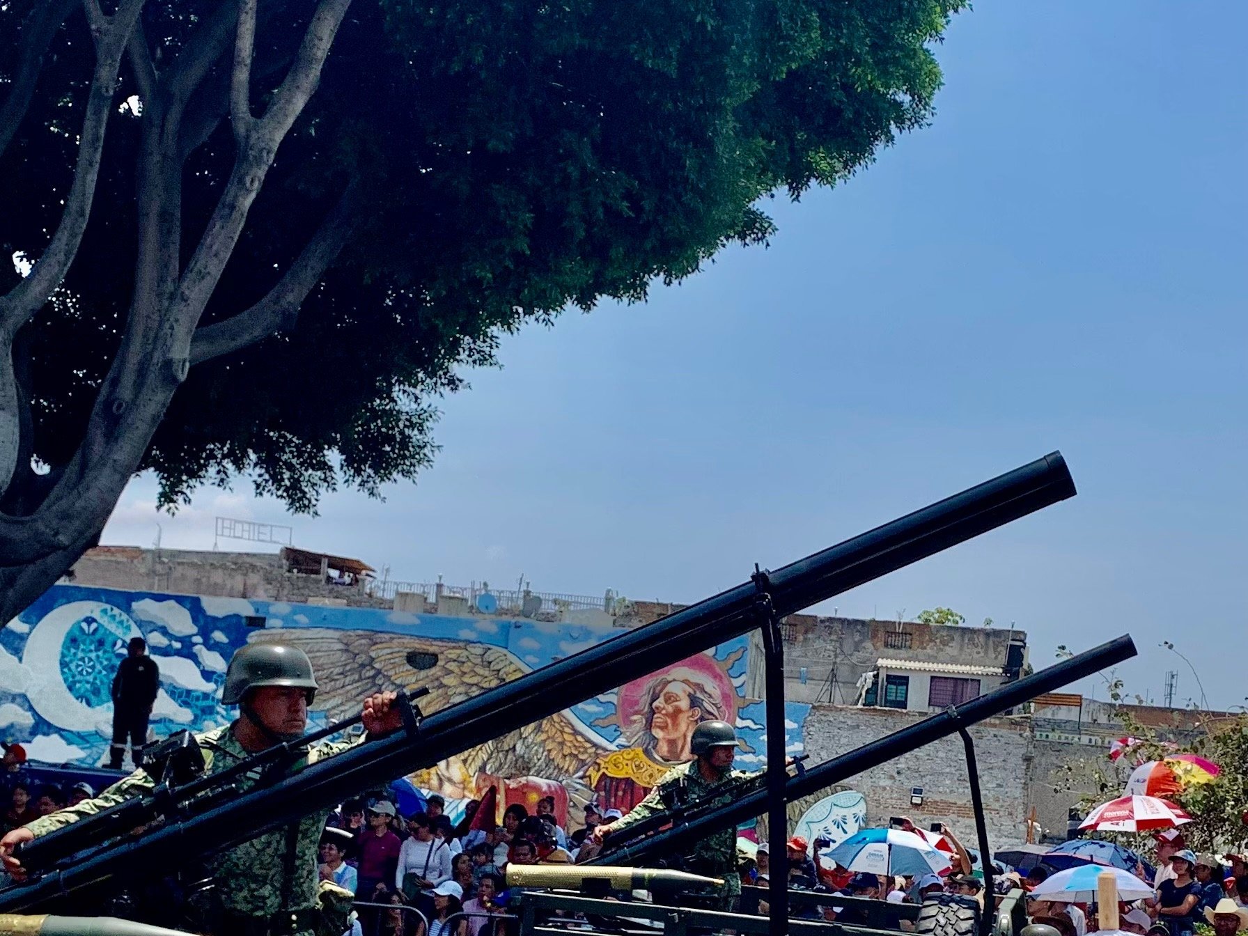 Cinco de Mayo parade in Puebla, Mexico