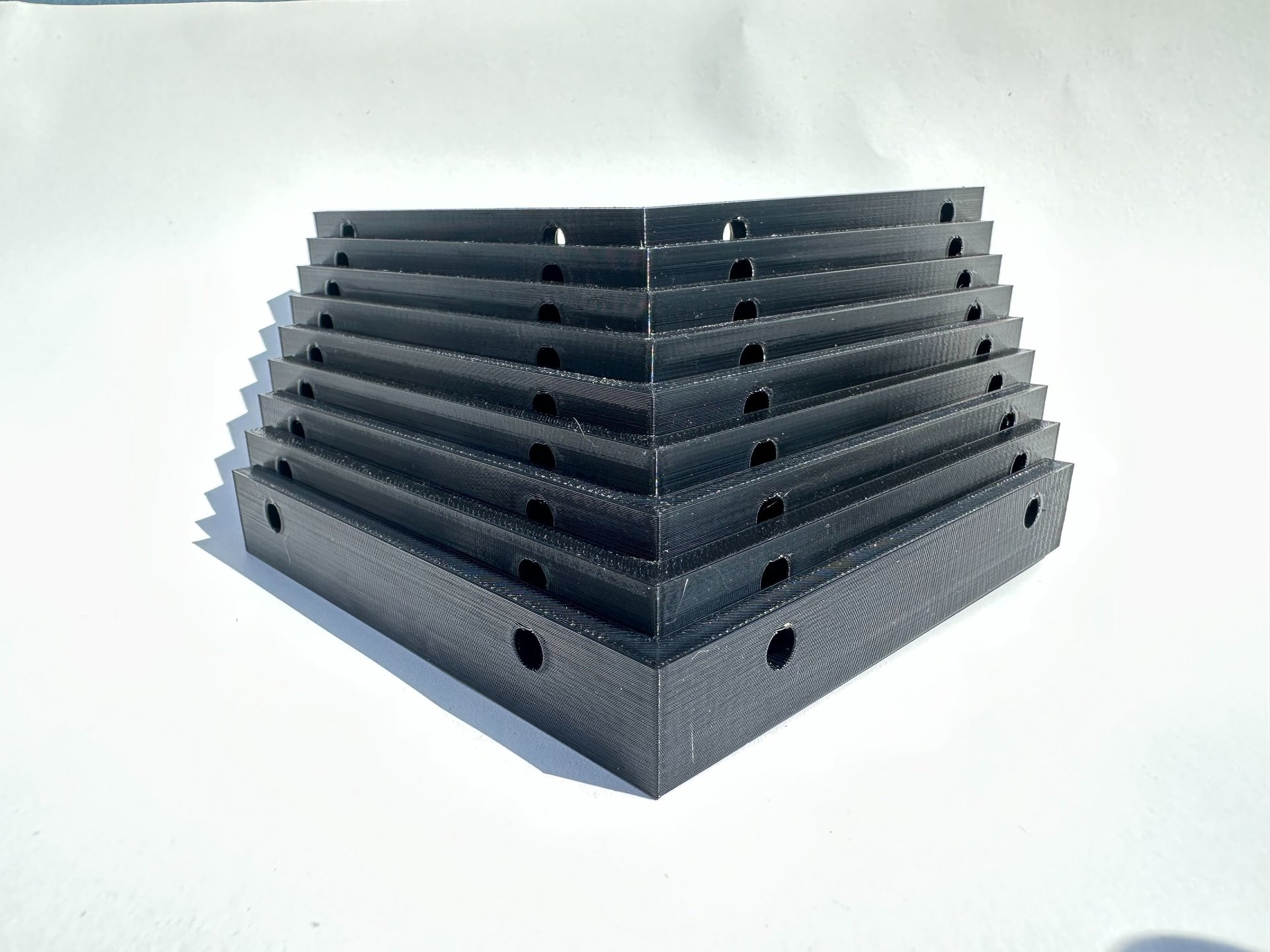 3D-Druck Eckprofile schwarz