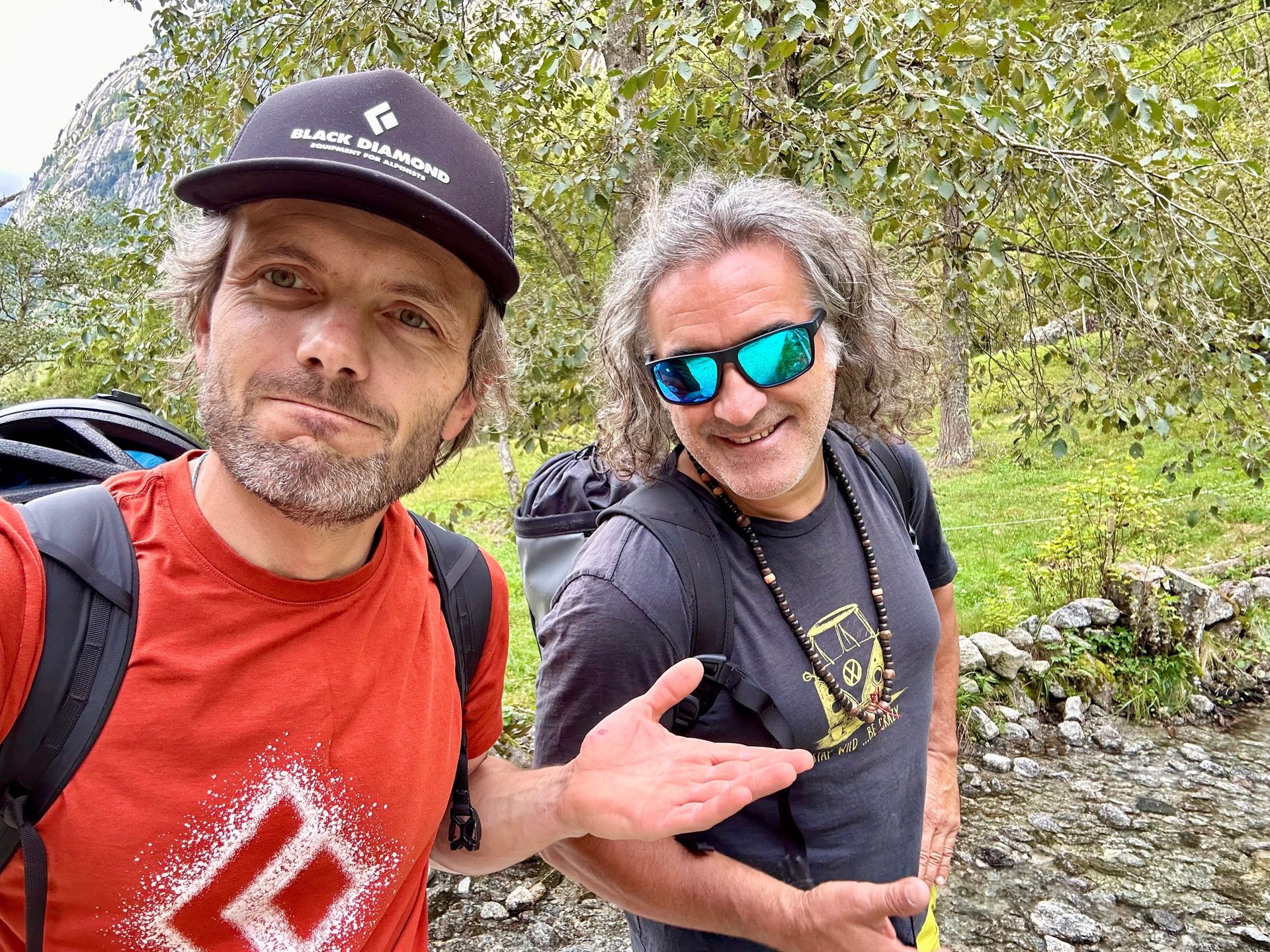 Mountain Guides Davide Spini and Giovanni Ongaro
