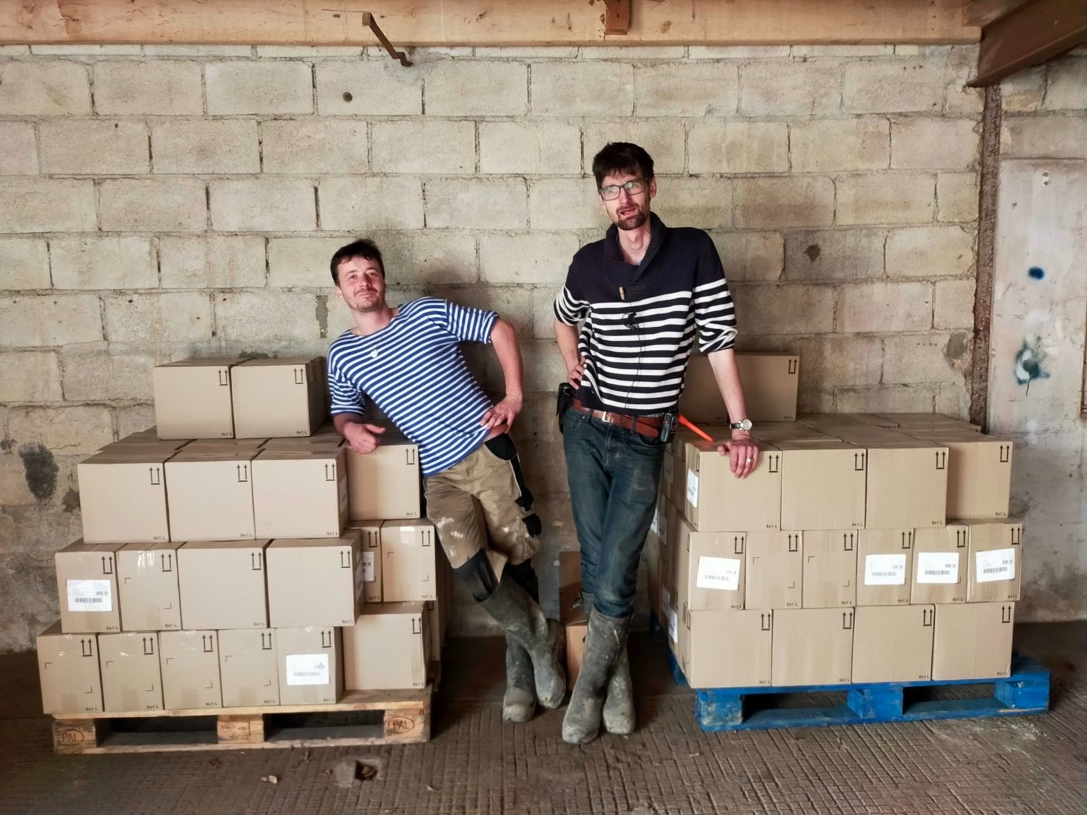 Jean et Emeric, livraison