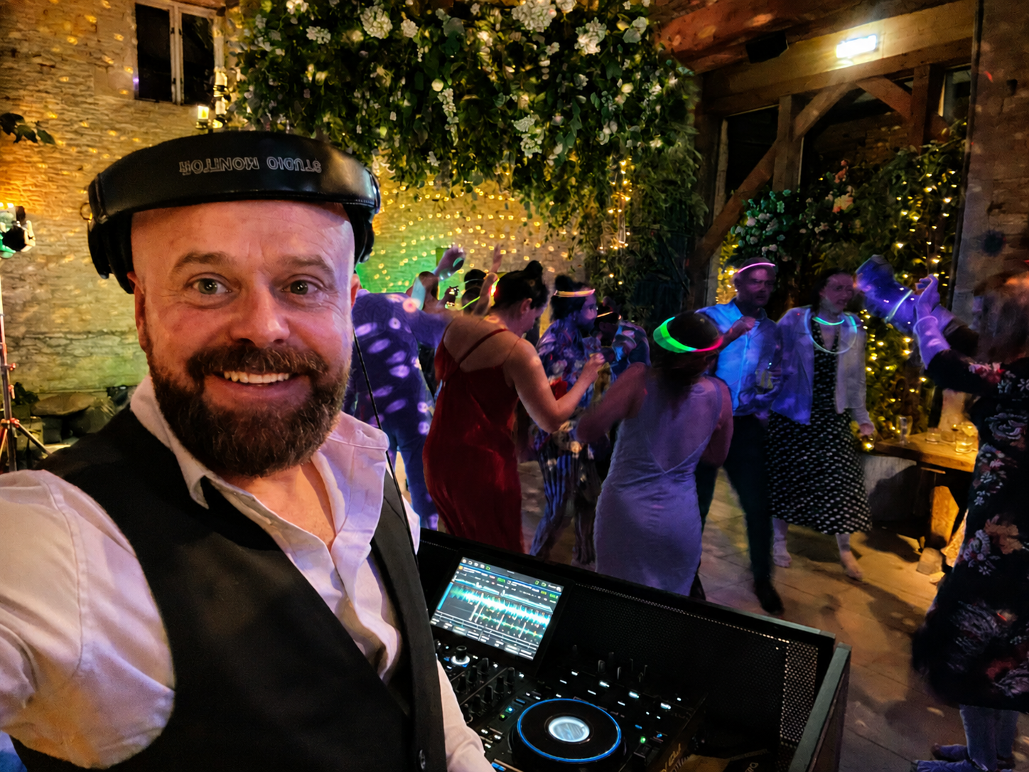 Wedding DJ at Stone Barn - Funkomatic playing dance music