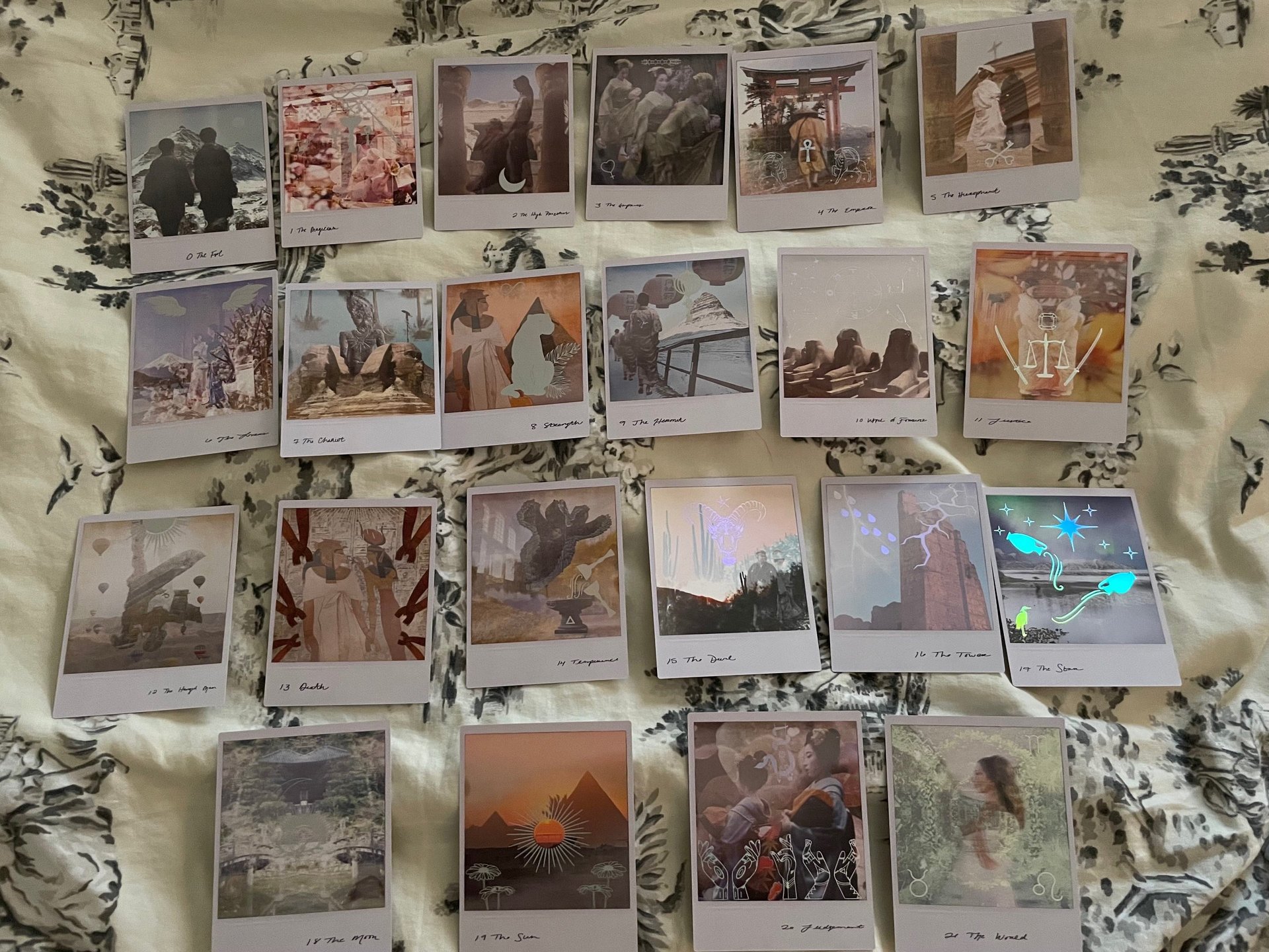 Major Arcana of Wild Lands Tarot by Leah Shoman, Sacred Scribe Publishing, 2024 Picture taken by Me