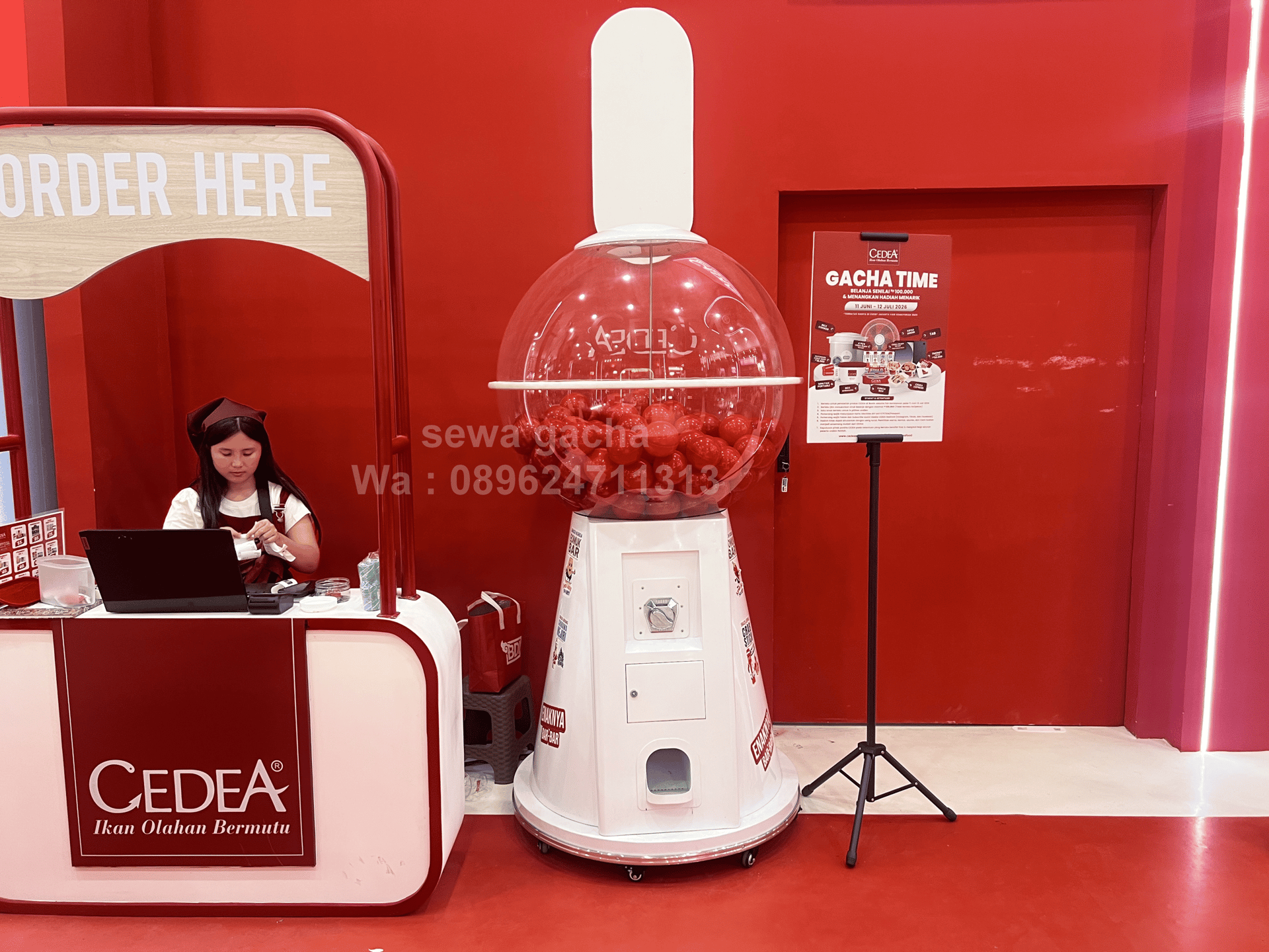 rental mesin gachapon event