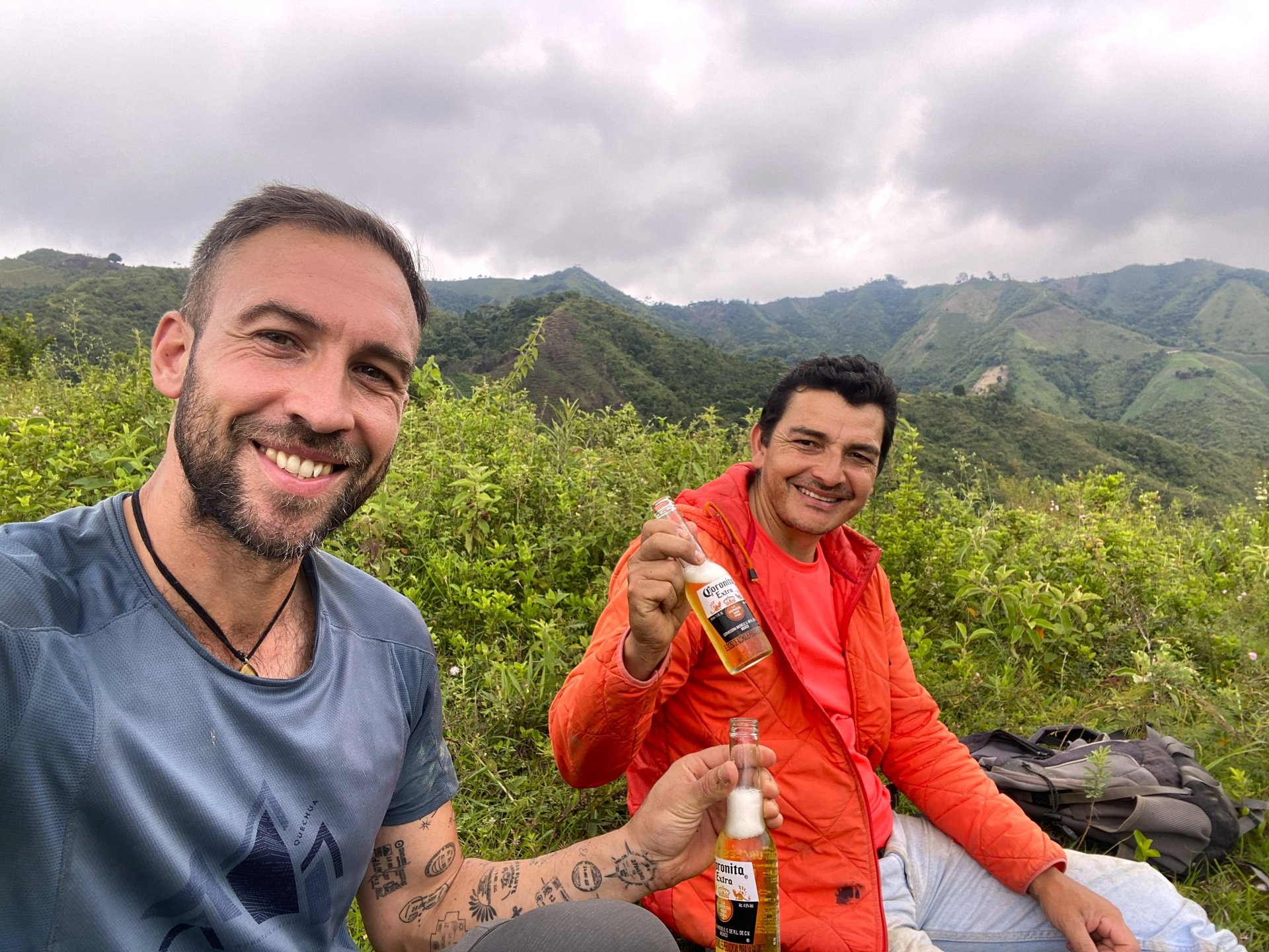 Momento compartido en amistad con Edwin