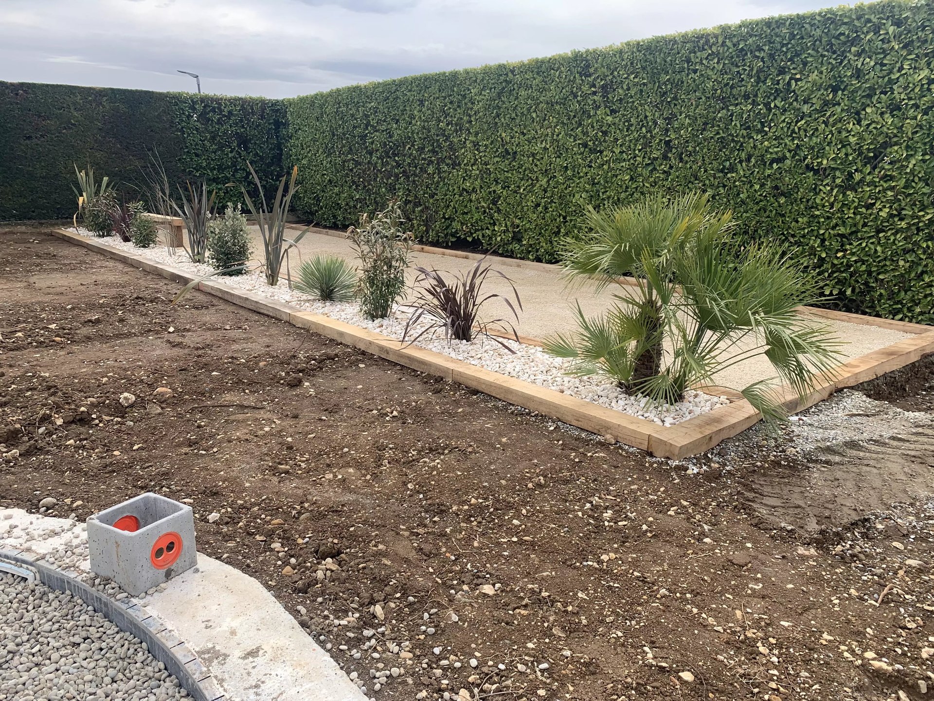 création terrain de pétanque drôme