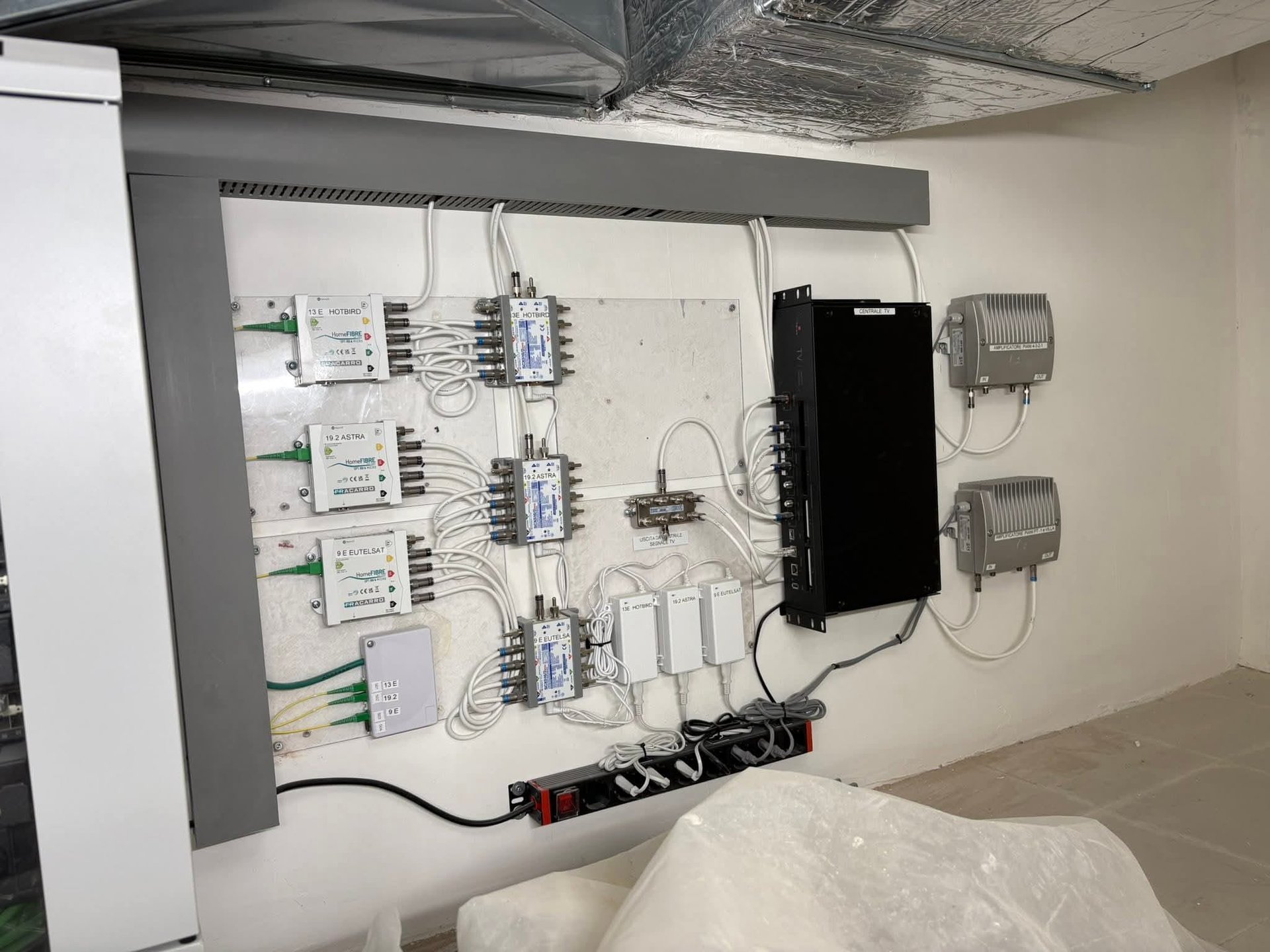 Cablaggio TV Satellite e Digitale Terrestre - Antennista Sorrento