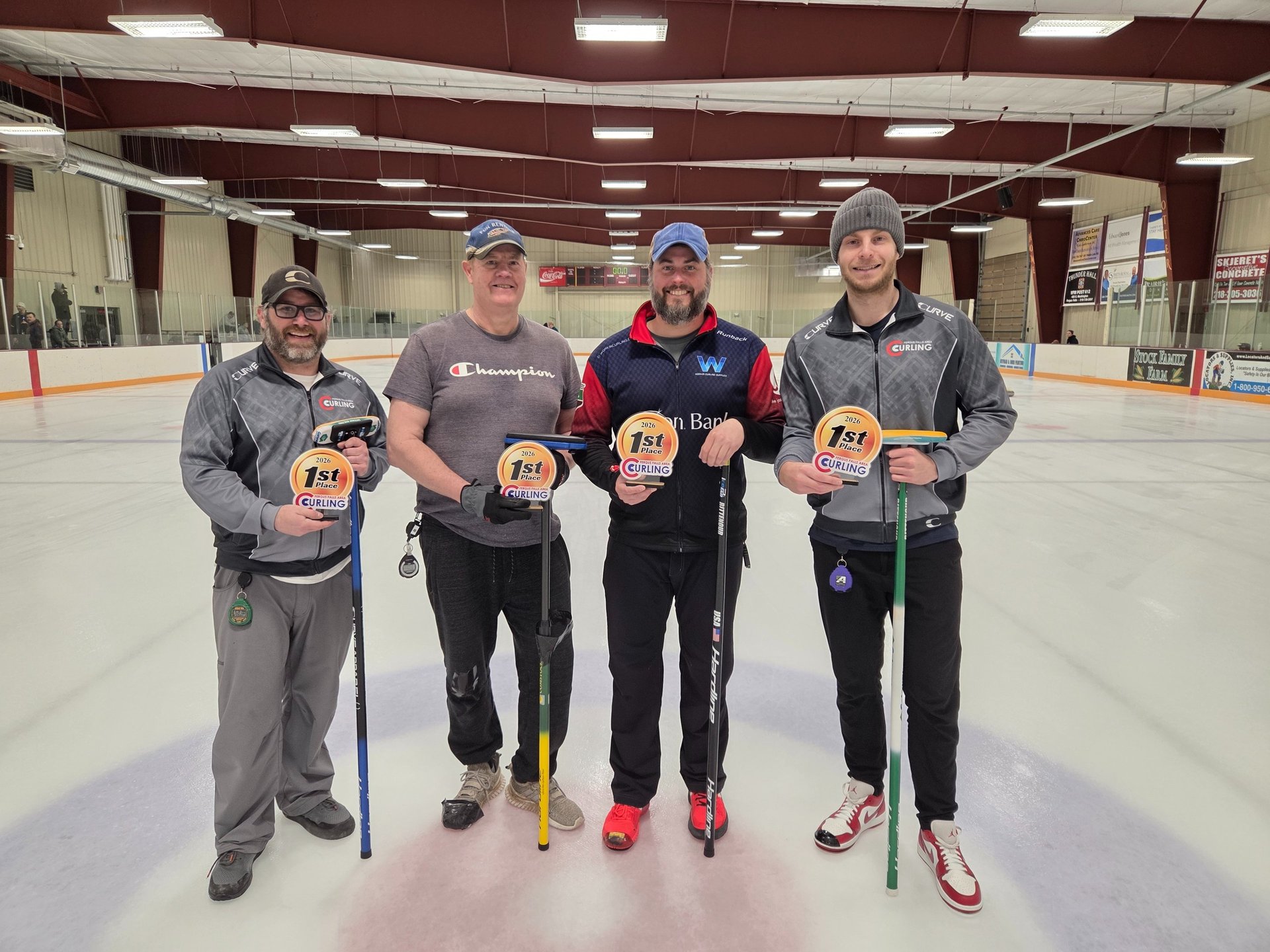2025-26 Fergus Falls Area Curling 1st Place