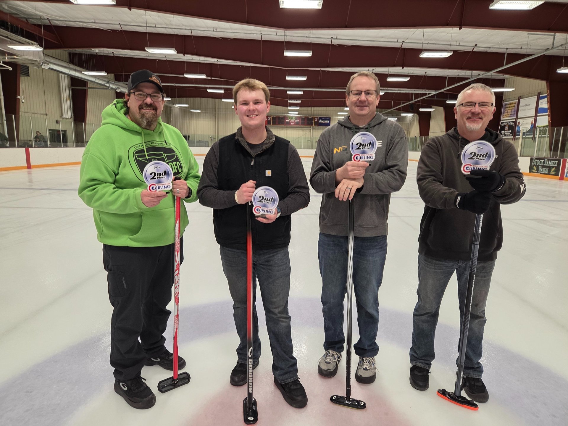 2025-26 Fergus Falls Area Curling 2nd Place