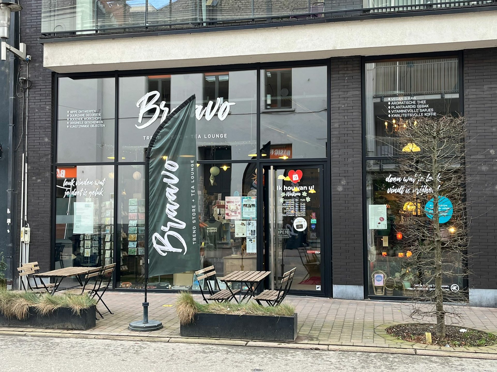 Foto van de conceptstore en koffiebar Braavo te Deinze