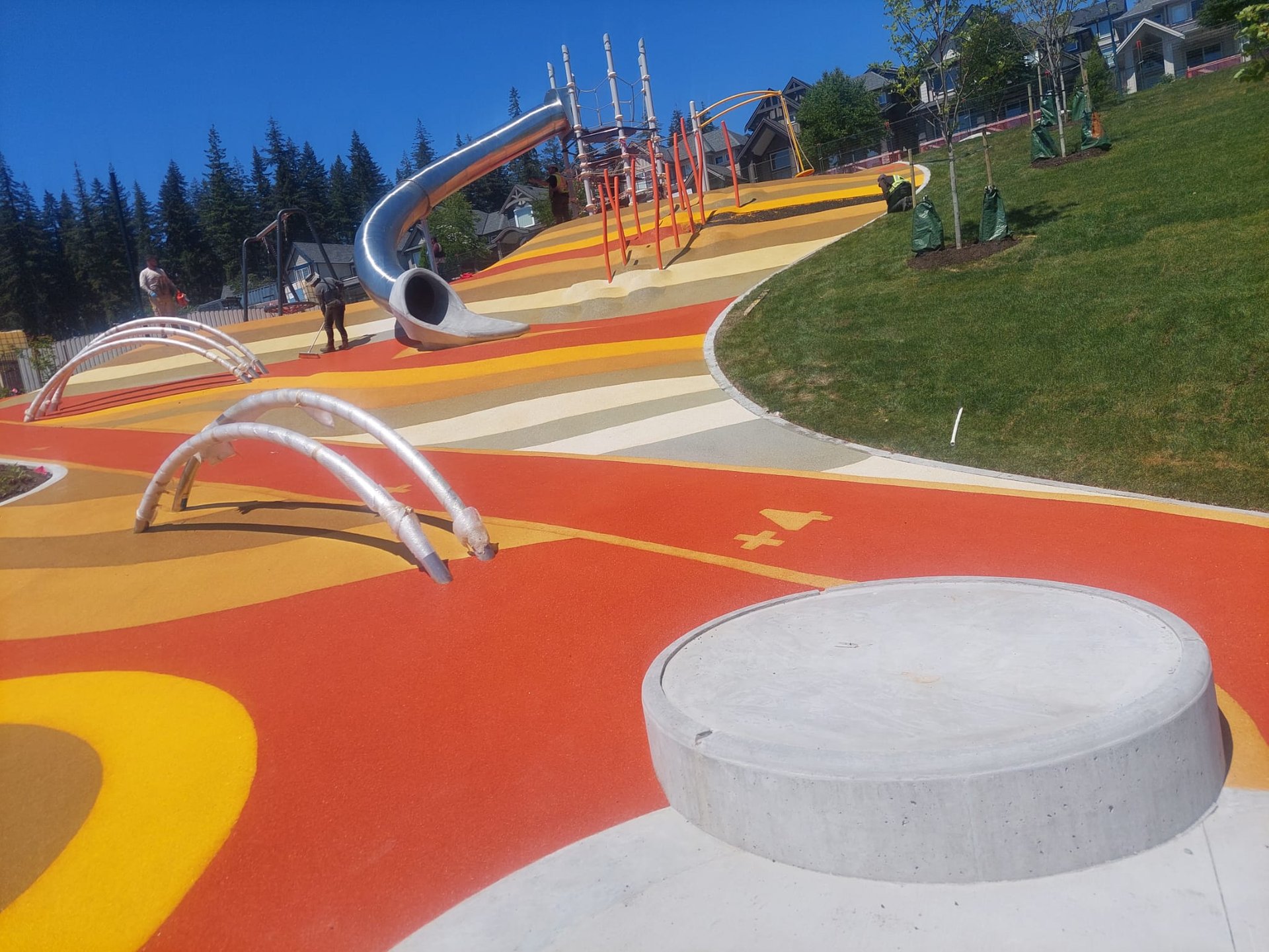 FirstBase Playground Surface at Sheffield Park