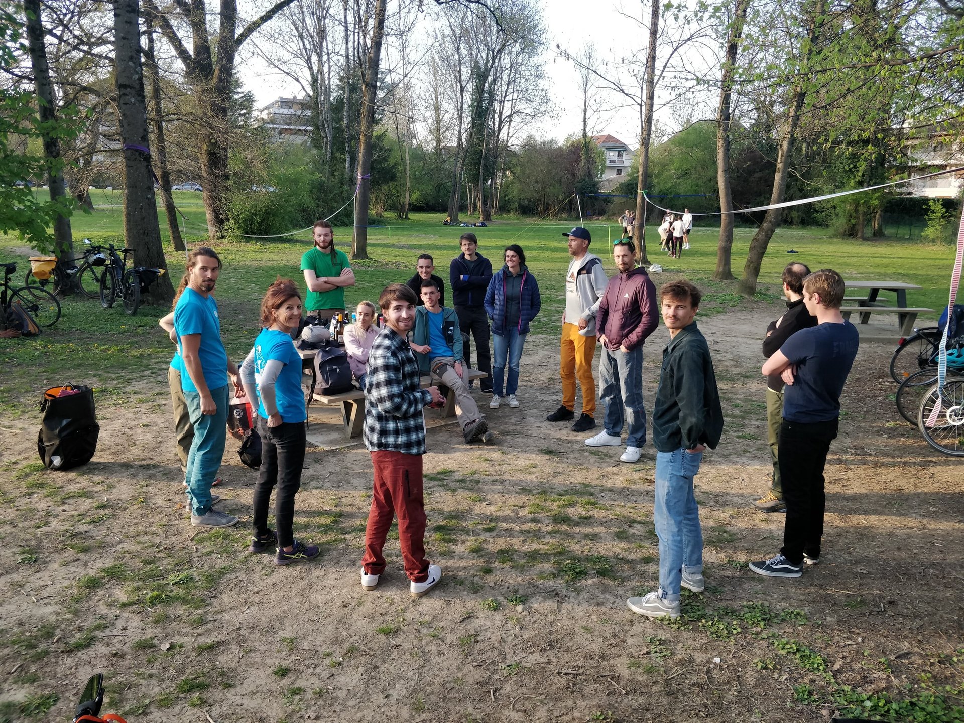 Atelier highline au parc d'Albigny à Annecy