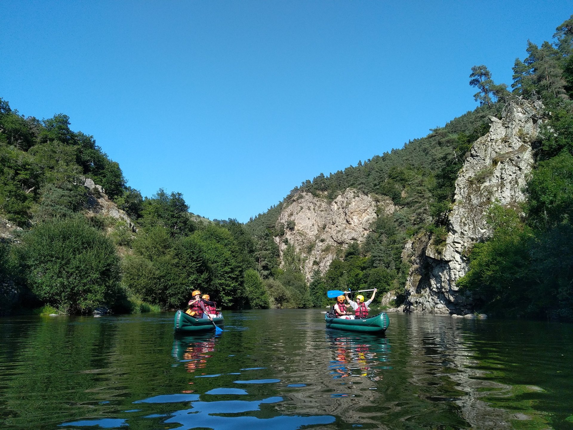 descente canoë kayak allier guidée aventure rivière été 2025
